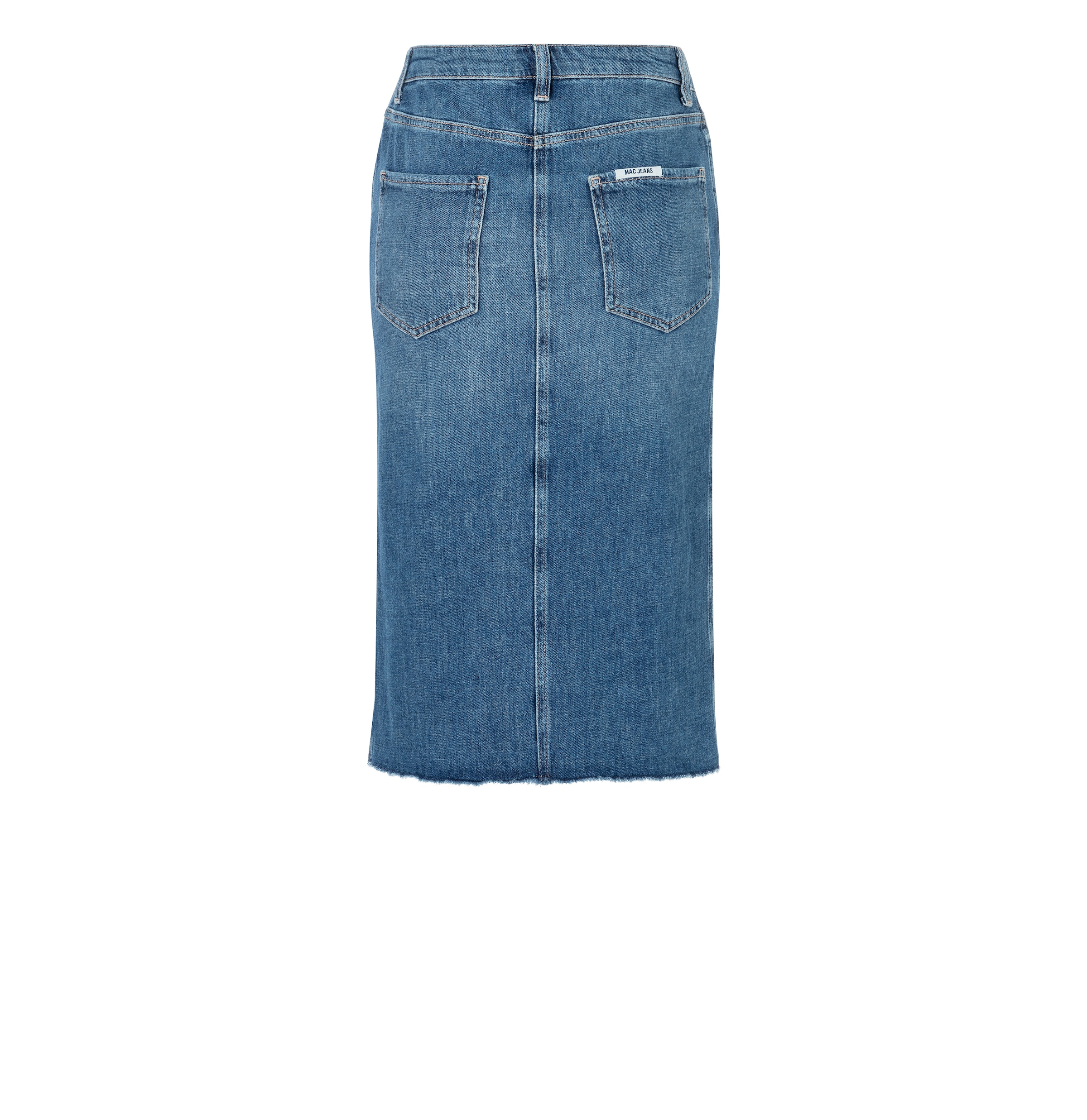 MAC Midirock »MIDI SKIRT fringe« im Five-Pocket Style