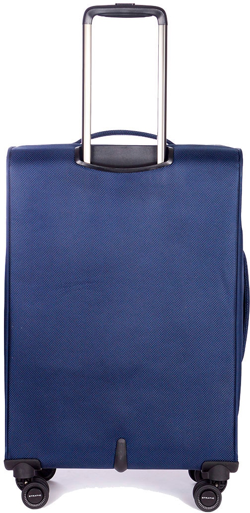 Stratic Weichgepäck-Trolley »Mix M, blue«, 4 Rollen, Reisekoffer Reisegepäck Aufgabegepäck TSA-Zahlenschloss