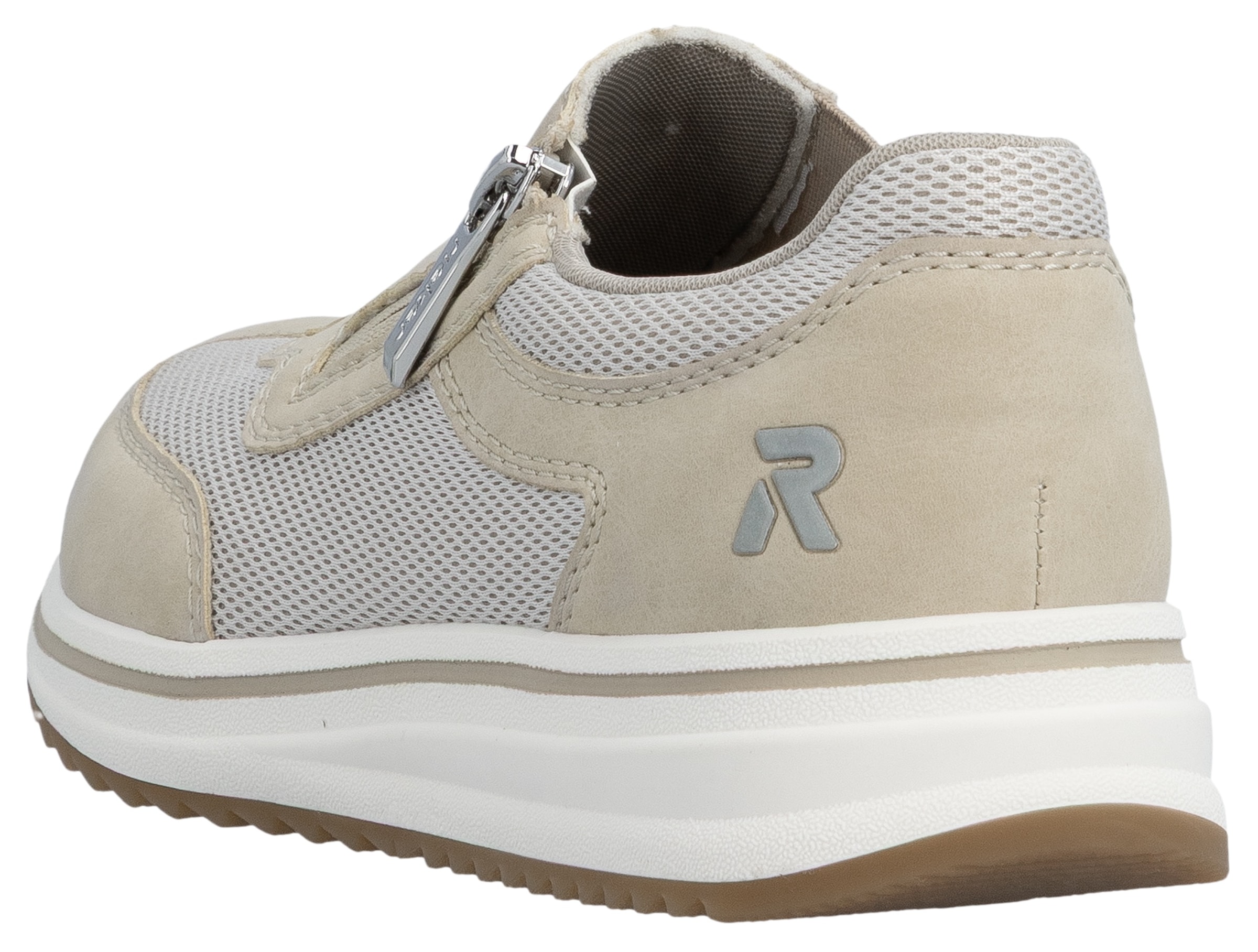 Rieker Slipper  Slip-on Sneaker, Halbschuh, Freizeitschuh mit Reißverschluss