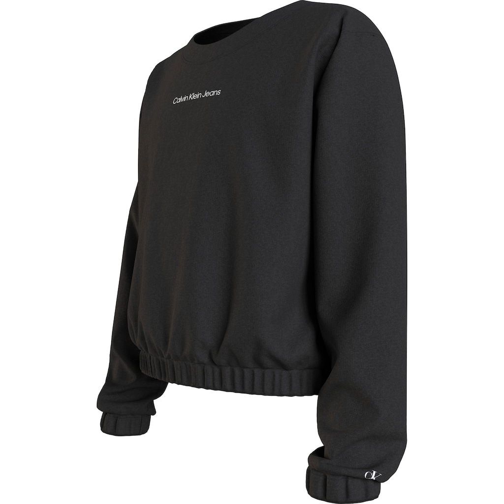 Calvin Klein Jeans Sweatshirt »CKJ BOXY LOGO CN SWEATSHIRT«