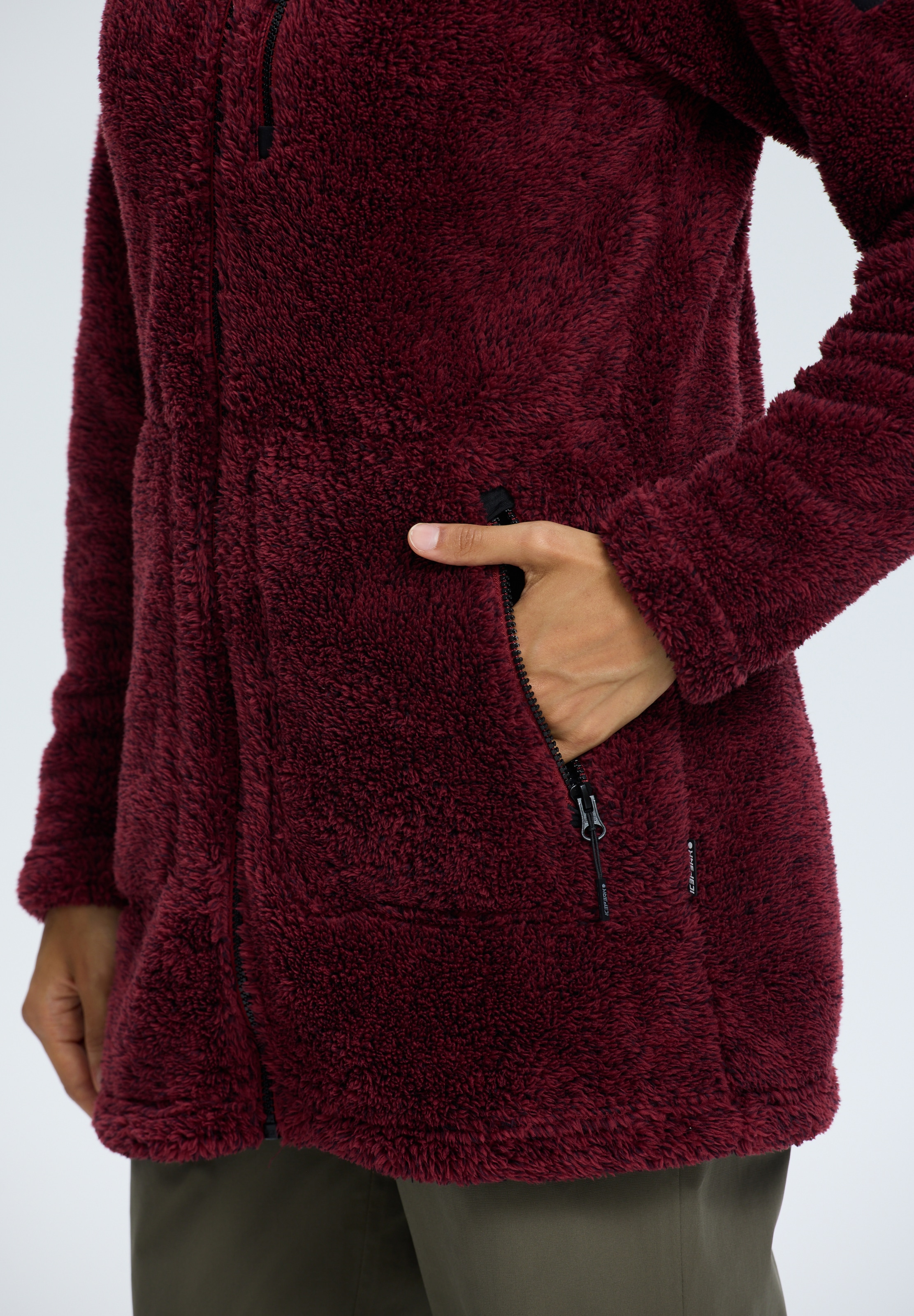 Icepeak Fleecejacke »ICEPEAK CHELLES« mit verstellbarer Kapuze, schnell trocknend, aus Polyester