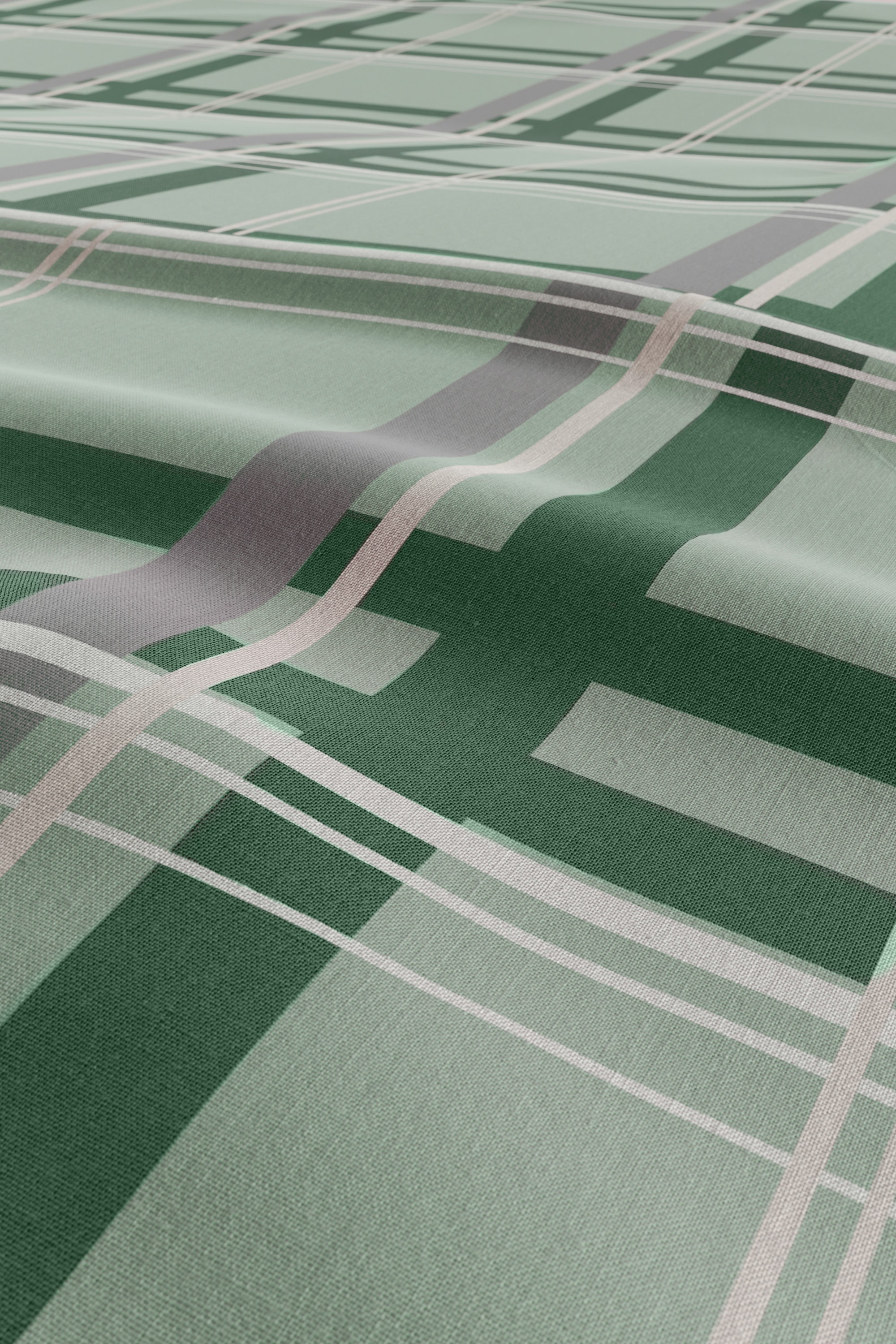 H.I.S Wendebettwäsche »Talin« 2 Stk. NEUHEIT in Gr. 135x200 oder 155x220 cm, 100% Baumwolle, Karo-Design