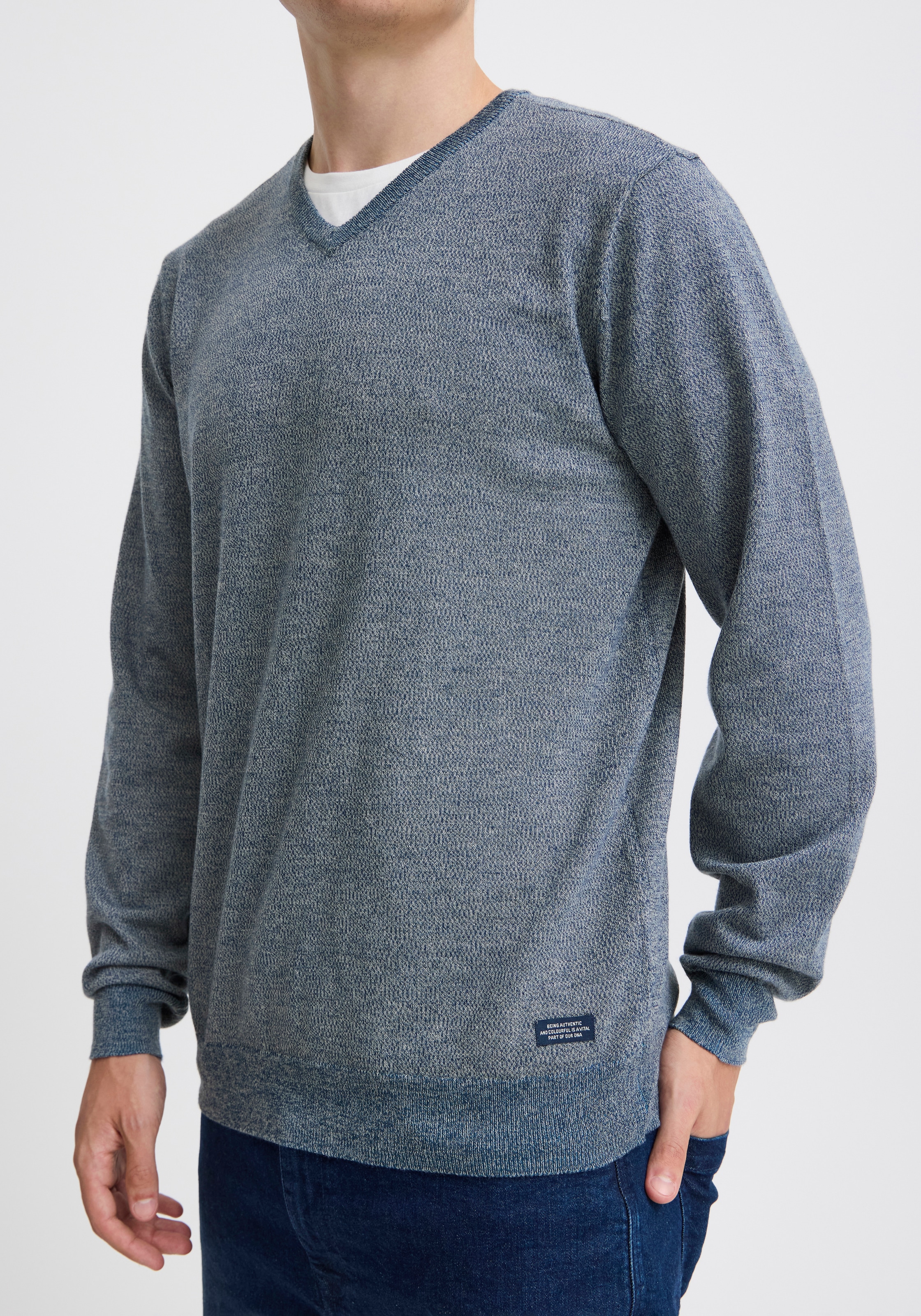 Blend V-Ausschnitt-Pullover »BHBRUTON V-neck«