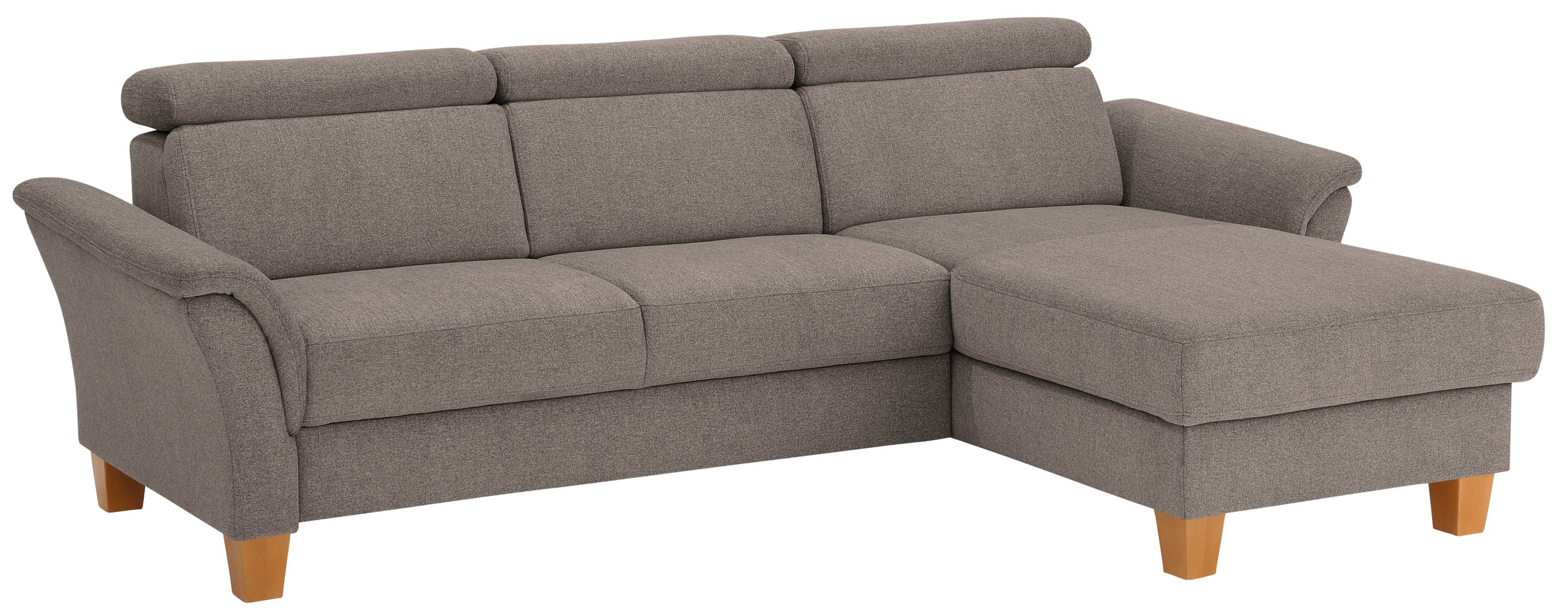 Home affaire Ecksofa »Conville L-Form«, Federkern, wahlweise mit Bettfunktion und Bettkasten bzw. Stauraum