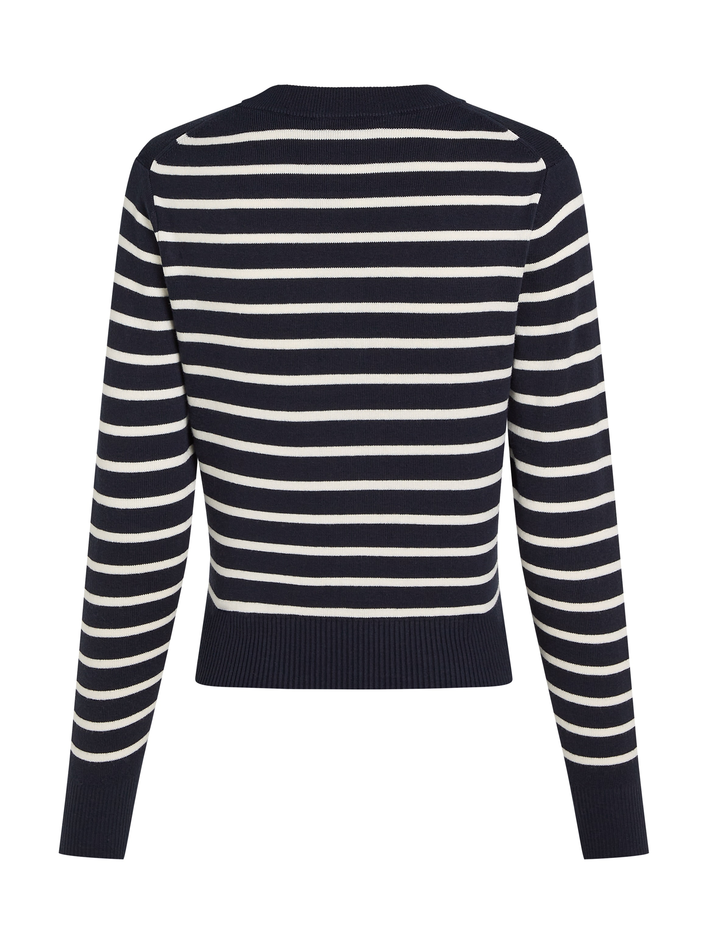 Tommy Hilfiger Strickjacke, mit gesticktem Logoschriftzug