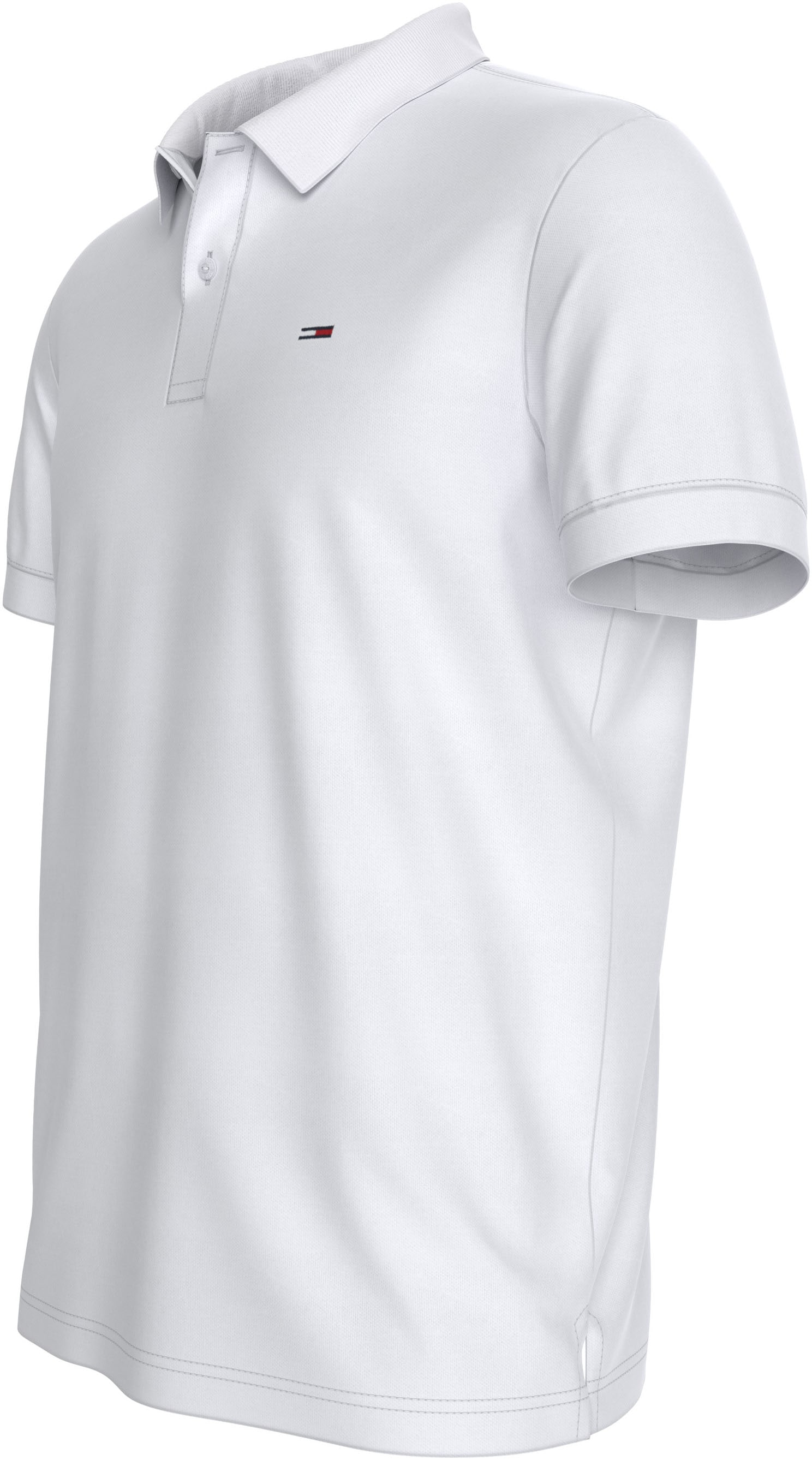 Tommy Jeans Plus Poloshirt »TJM SLIM PLACKET POLO EXT«, Große Größen mit Logostickerei