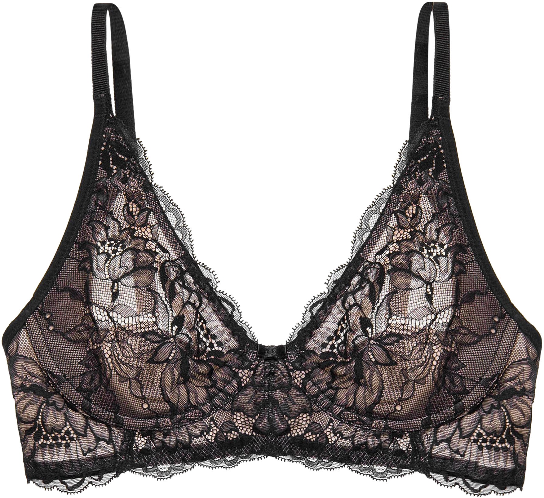Triumph Bügelloser BH »Amourette Charm N03«, Strech-Spitze, tiefer V-Ausschnitt