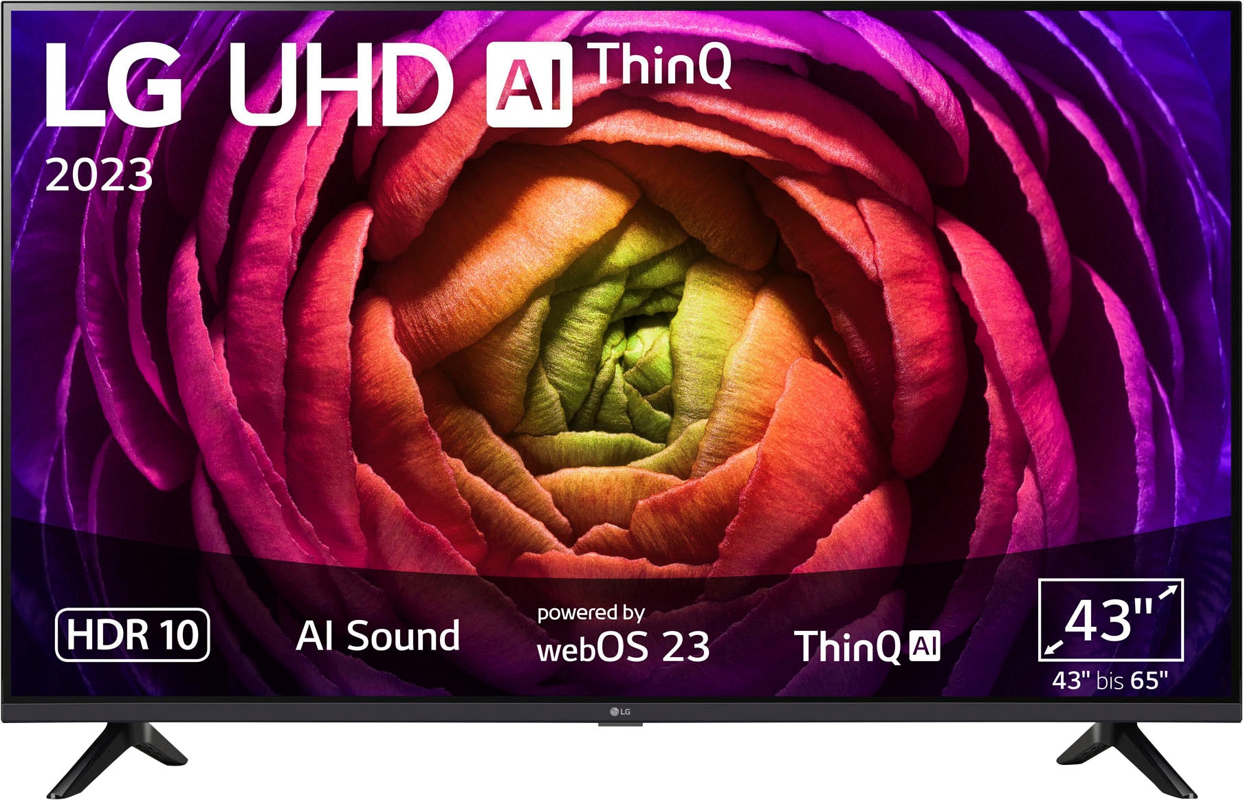 LCD-LED Fernseher »43UR73006LA«, 108 cm/43 Zoll, 4K Ultra HD, Smart-TV, UHD,α5 Gen6 4K...