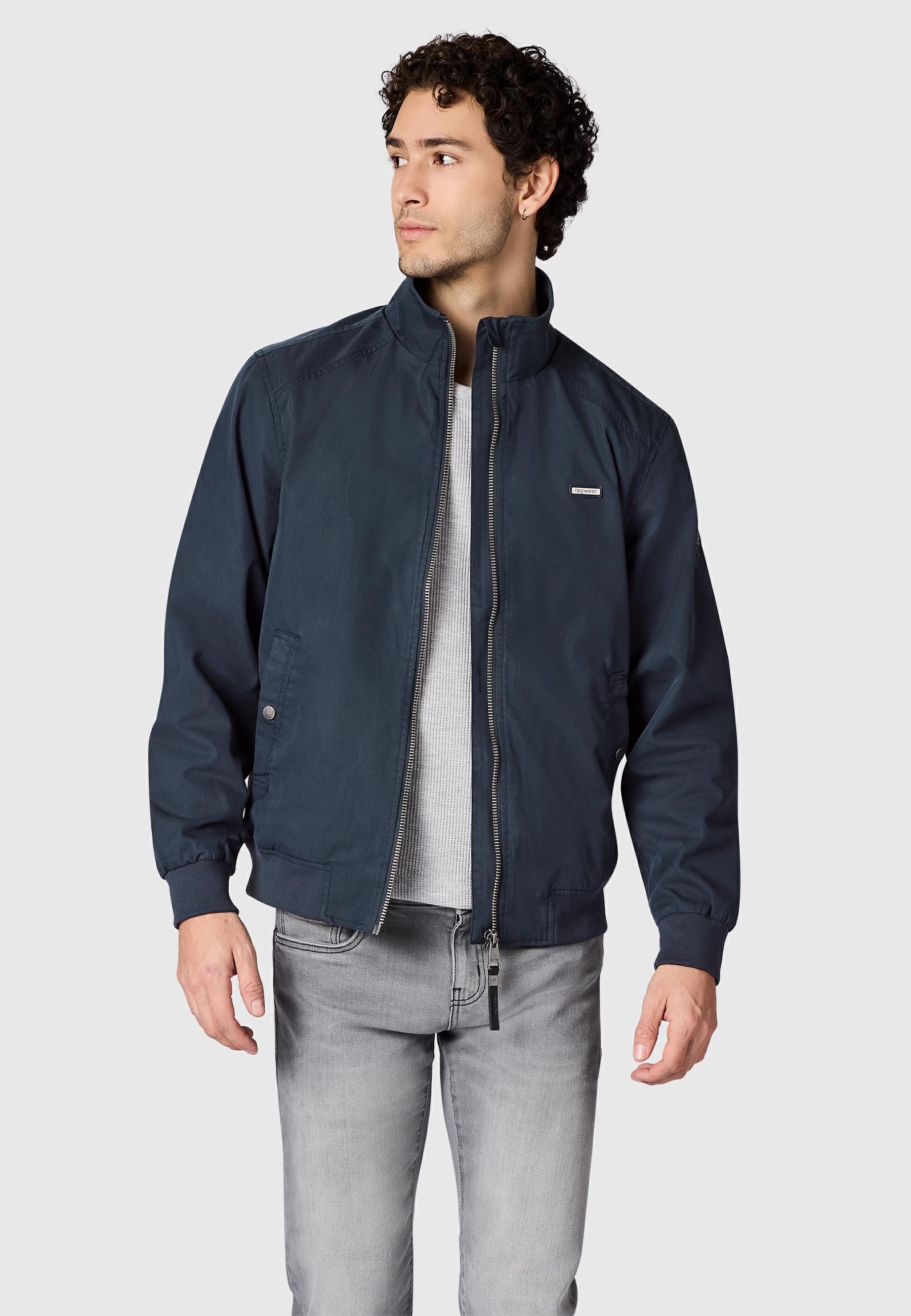 Ragwear Outdoorjacke »Outdoorjacke Izzyk YOUMODO« ohne Kapuze Leichte Übergangsjacke mit Stehkragen