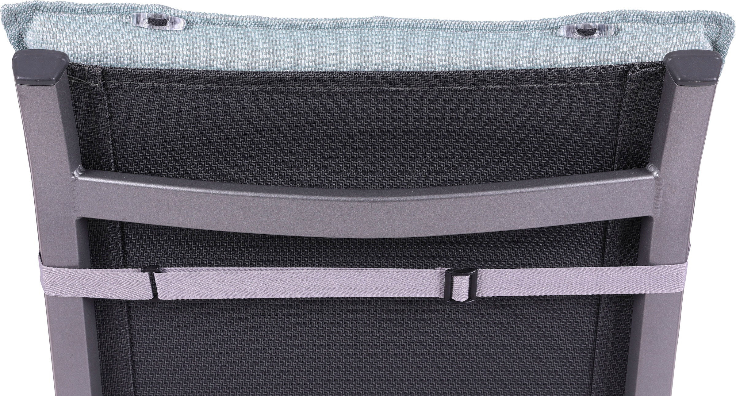 KONIFERA Hochlehnerauflage Struktur uni hellgrün - Maße BxLxH ca.: 50 cm x 120 cm x 7 cm