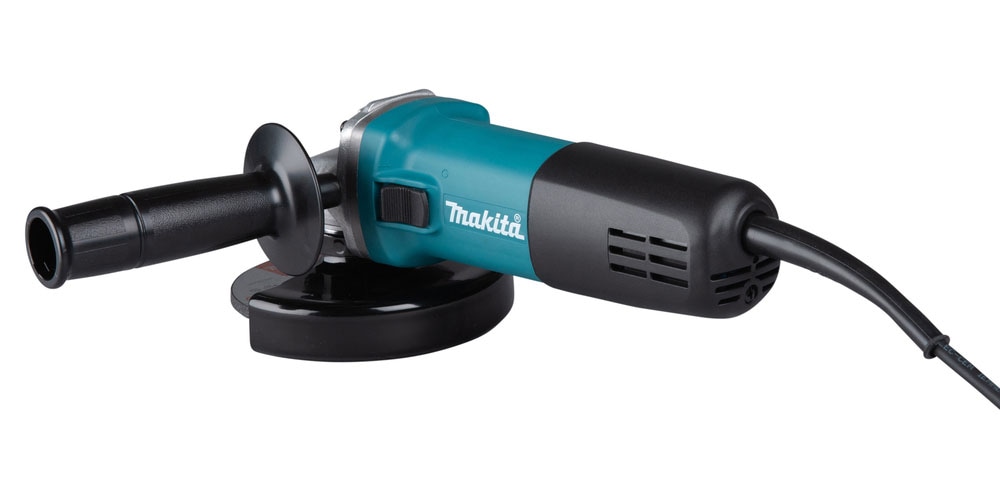 Makita Winkelschleifer »9558HNRG, 125mm, 840W, 11.000 min⁻¹« Kompaktes Gerät zum Schneiden und Schleifen mit Wiederanlaufschutz