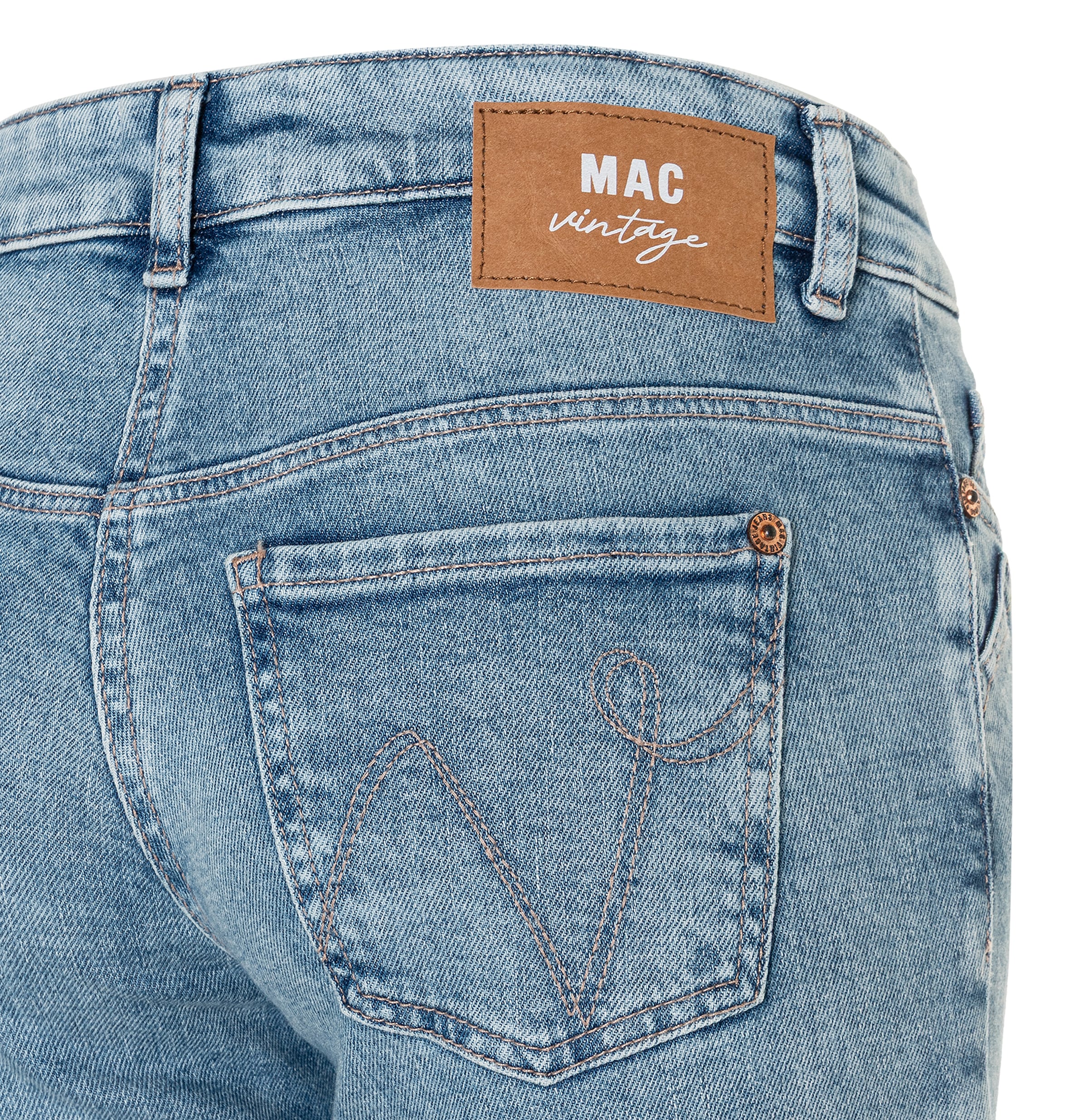 MAC »DETROIT flared« Aufwendig gearbeitete Details an den Vordertaschen