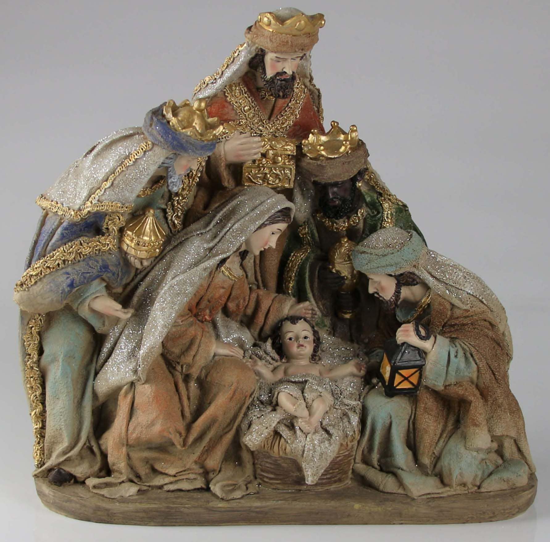 AM Design Krippe »Weihnachtsdeko« inklusive 1 Figur, Maße: ca. (B/T/H) 12/25,20/26,60 cm