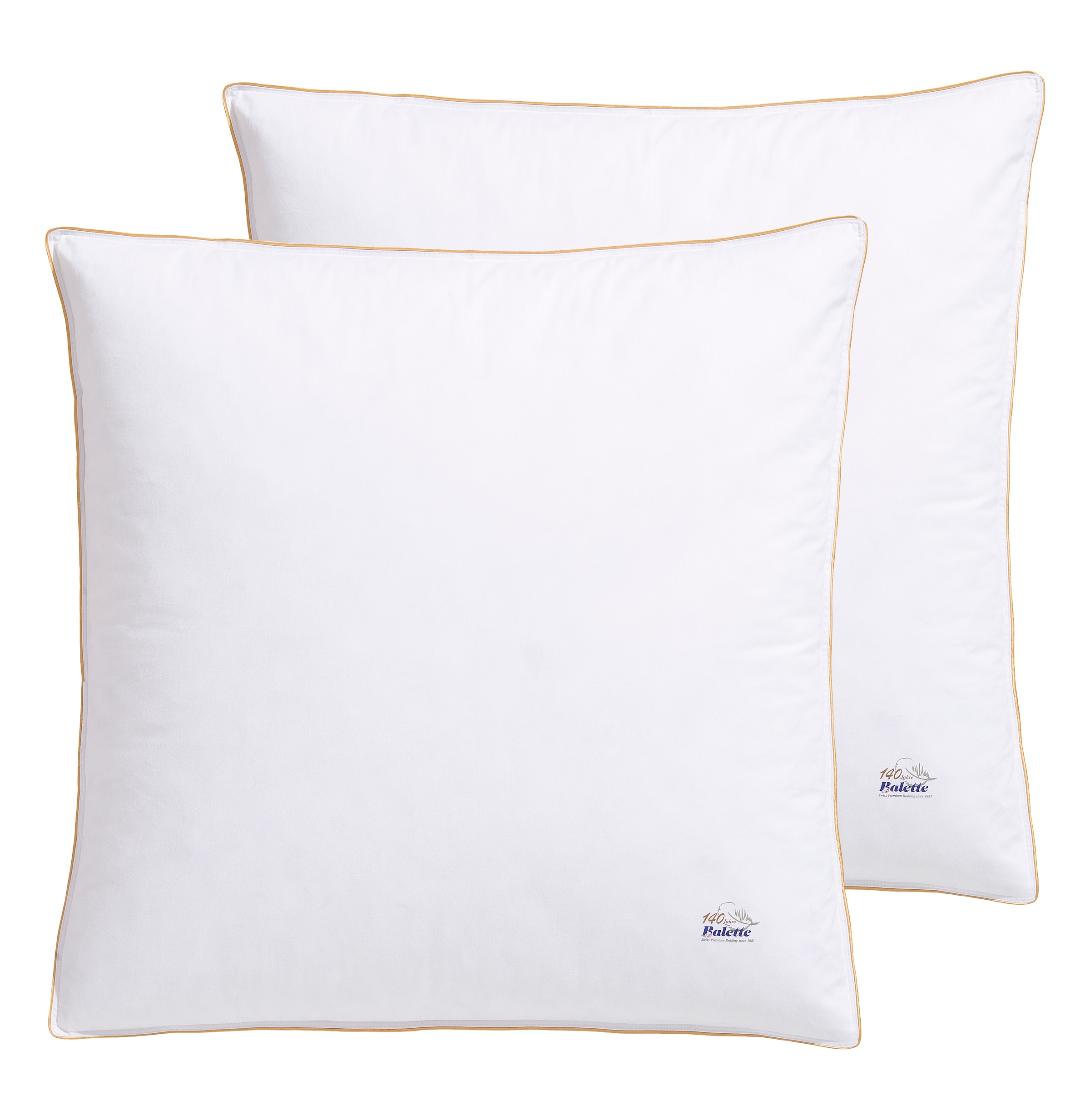 Balette Federkopfkissen "Edition 140 Jahre, Kopfkissen 2er-Set, Made in Germany" 2 Stk. tlg. Kissen-Set 40x80 cm oder 80x80 cm, Made in Germany