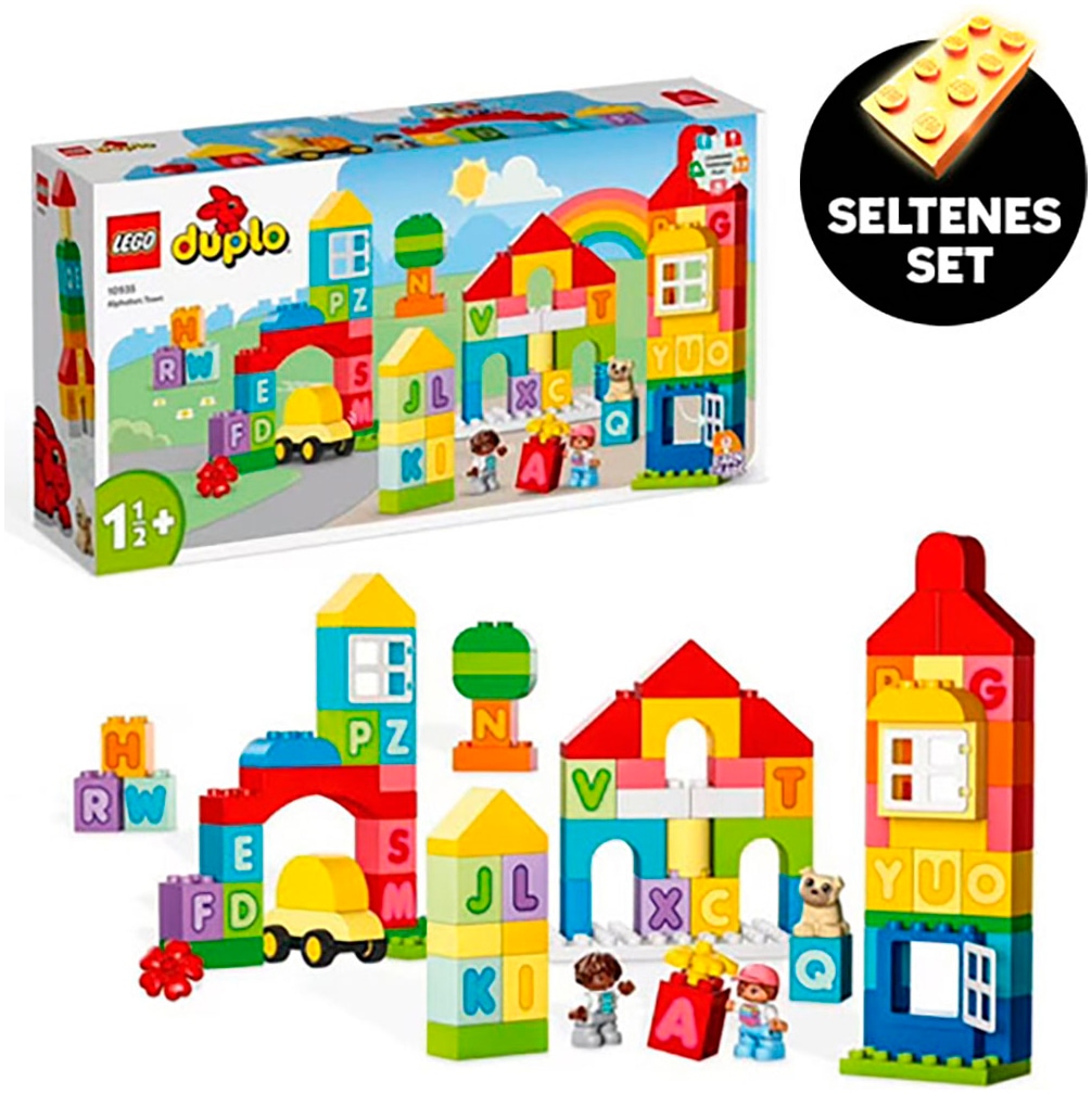 Konstruktionsspielsteine »ABC-Stadt (10935), LEGO® DUPLO Classic«, (87 St.), Seltenes...