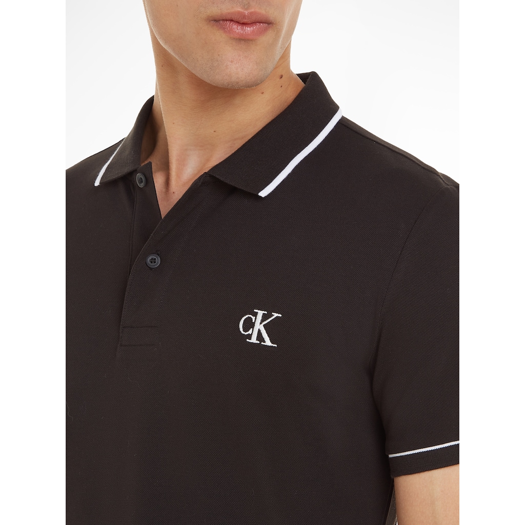 Calvin Klein Jeans Poloshirt »CK ESSENTIAL TIPPING SLIM POLO«