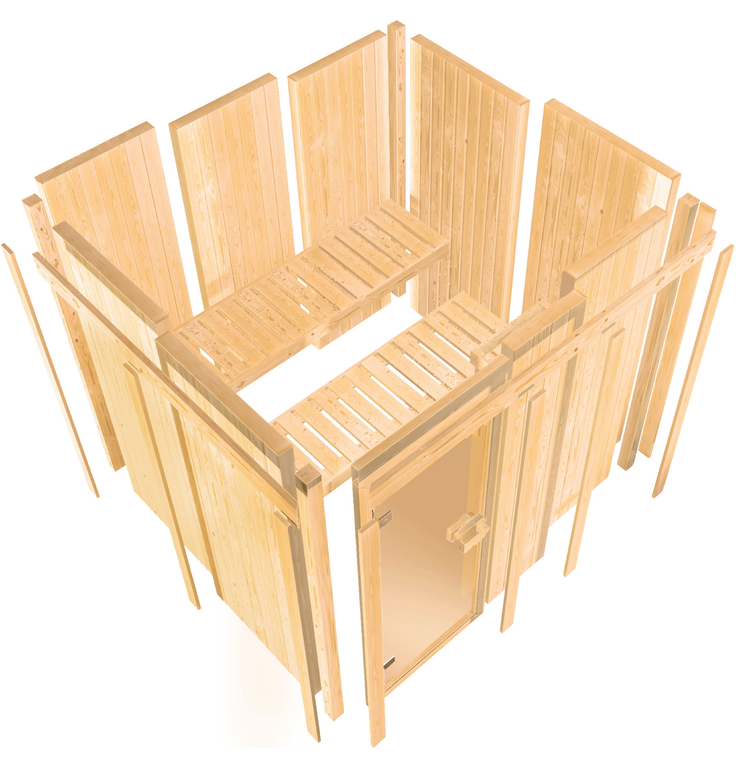 Karibu Sauna »Vivi 1« Set, 