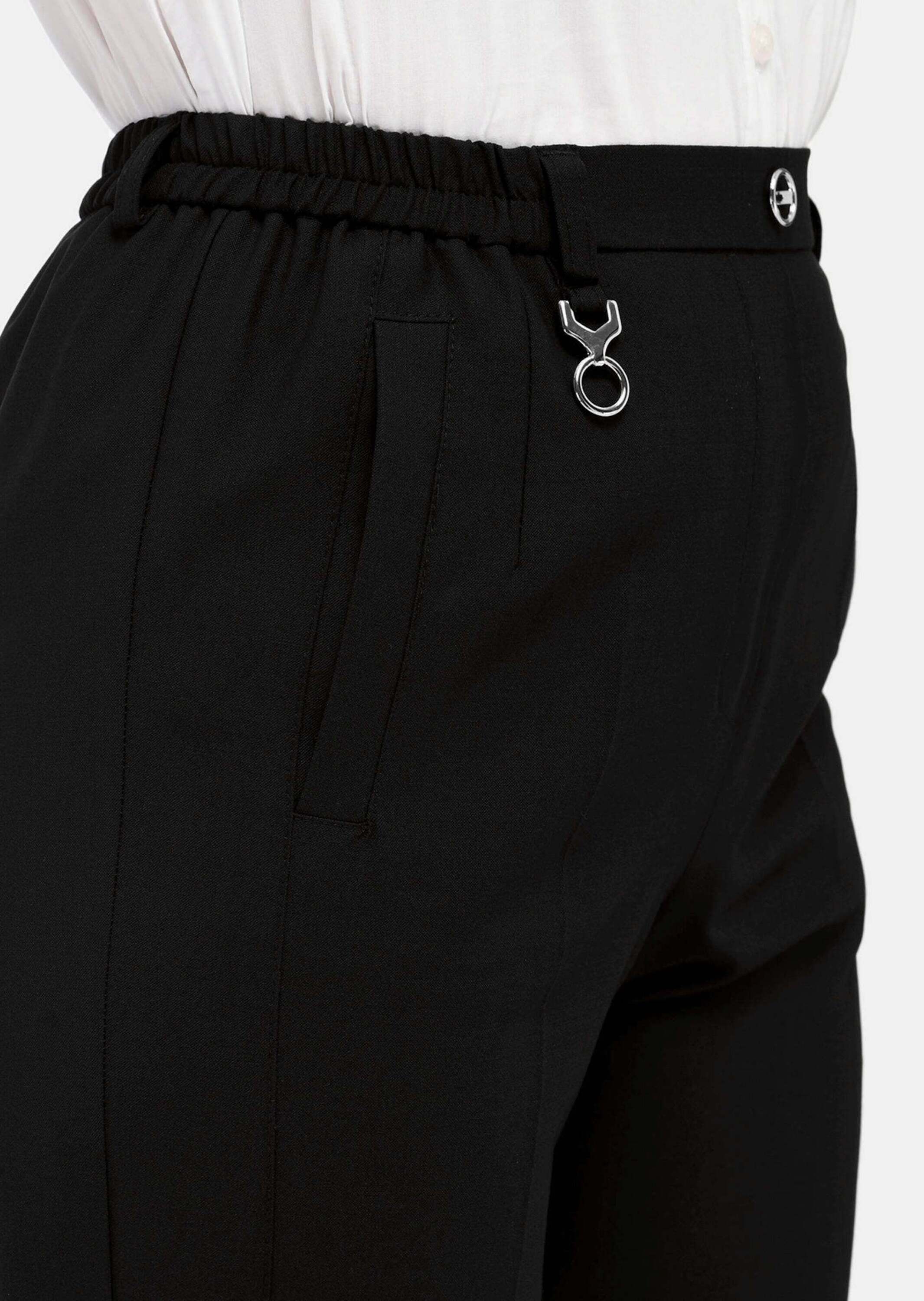 GOLDNER Schlupfhose »Trevira-Schurwollschlupfhose MARTHA«  Bund mit dekorativem Zierteil