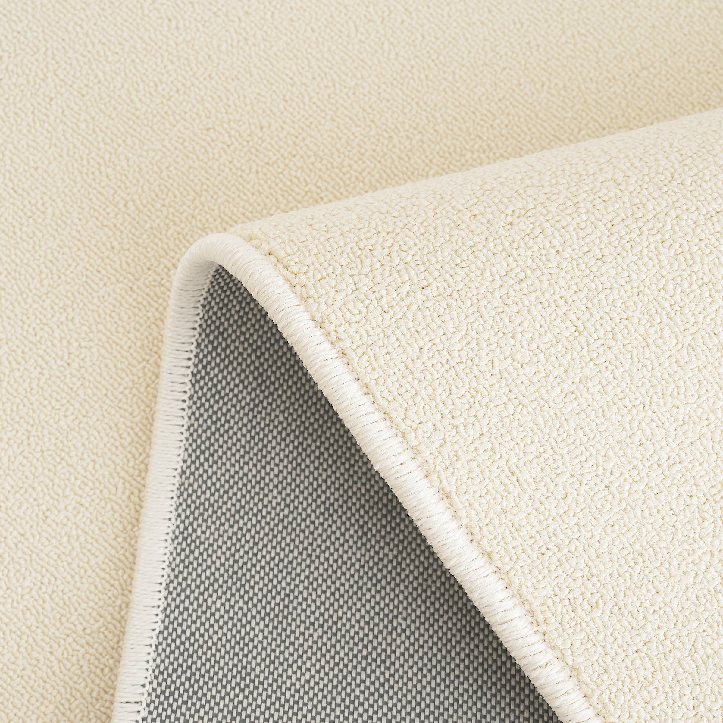 OTTO home Teppich »Jola, Uni-Farben, besonders dichte Qualität, Boho« rechteckig 10 mm Höhe Wohnzimmer, Schlafzimmer, Flur, Kinderzimmer, wasserabweisend