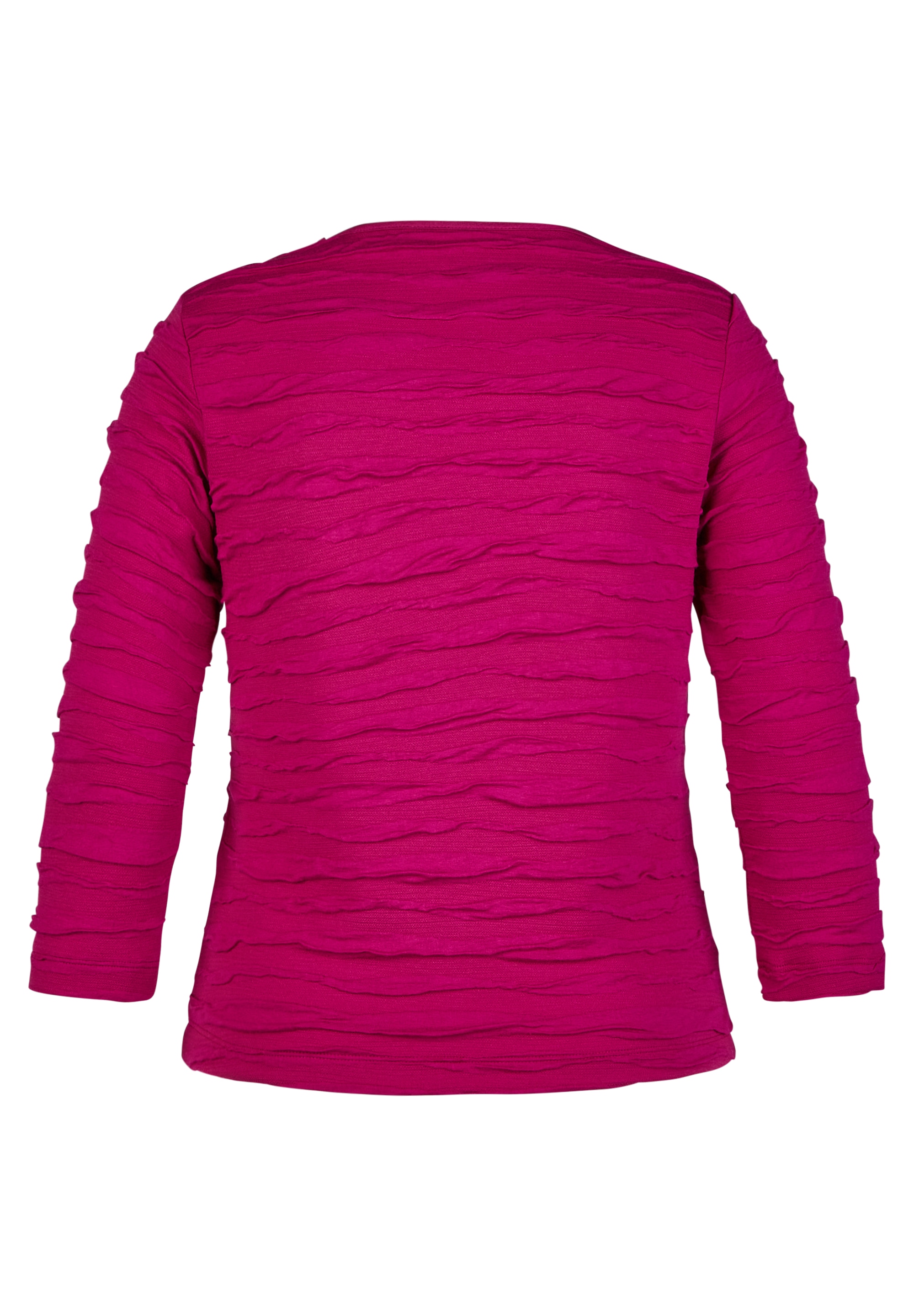 Rabe 3/4-Arm-Shirt, mit Wellenstruktur