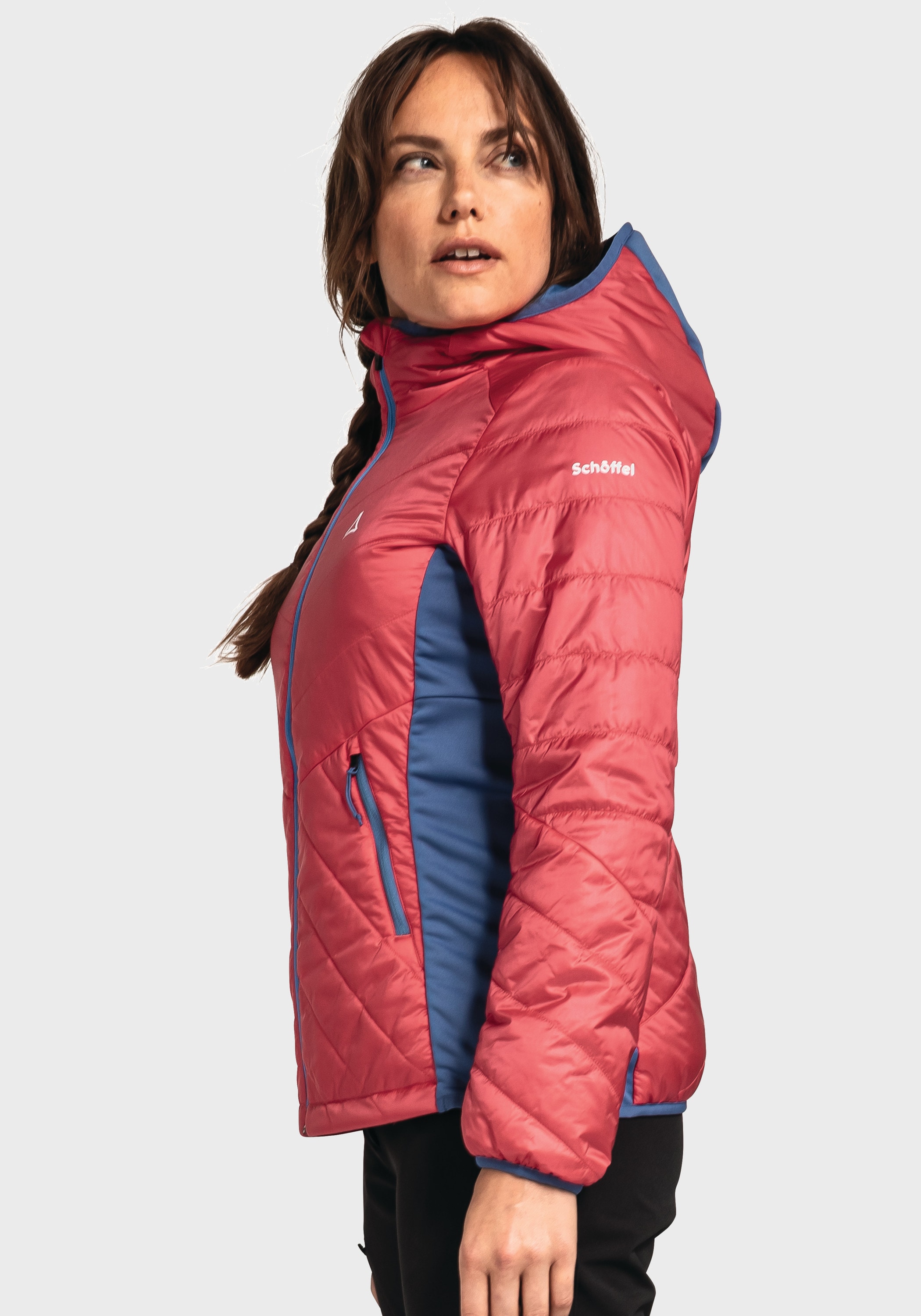 Schöffel Outdoorjacke »Hybrid Jacket Stams L«, mit Kapuze