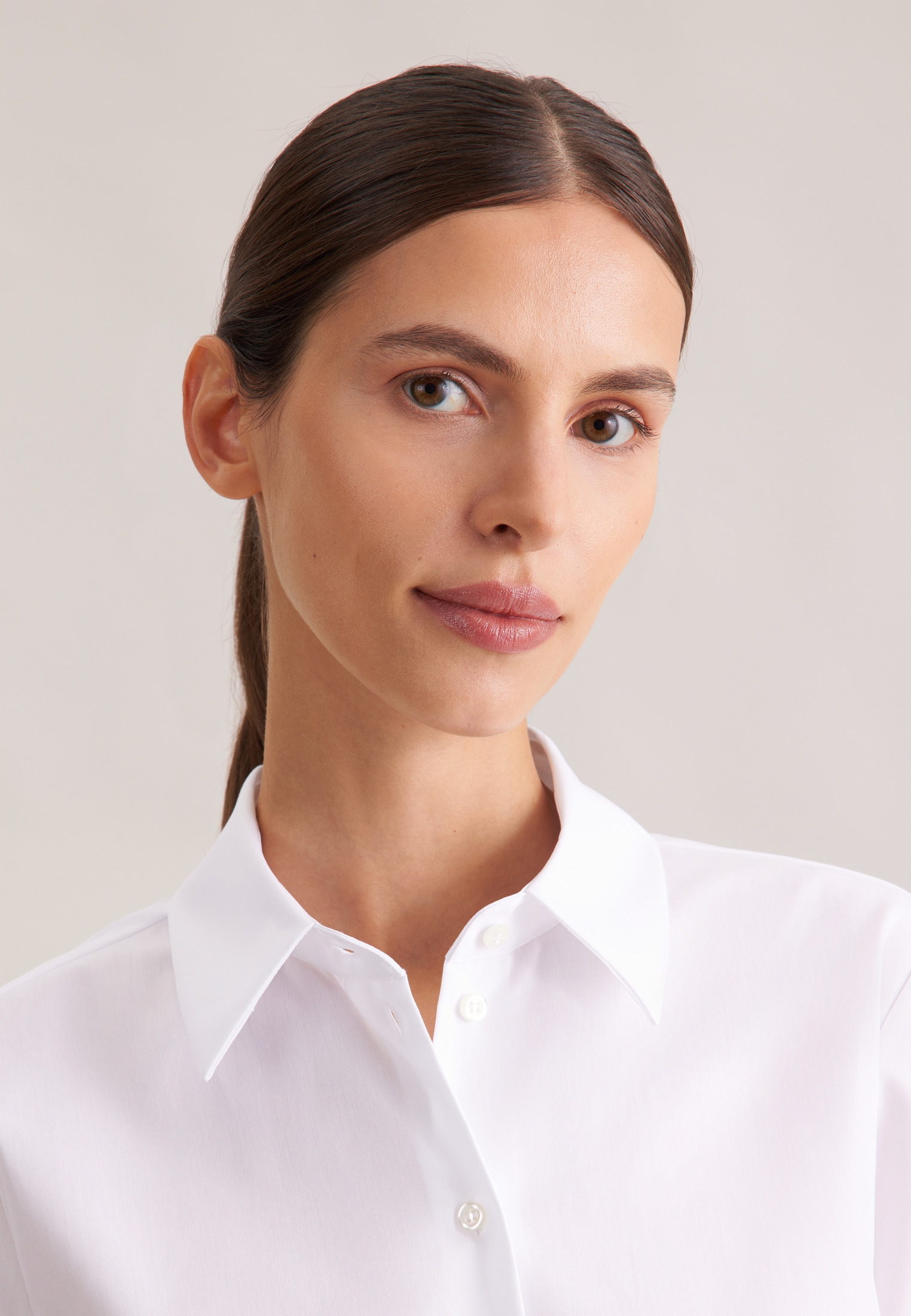 seidensticker Hemdbluse »Schwarze Rose« 1/2 Kragen Uni