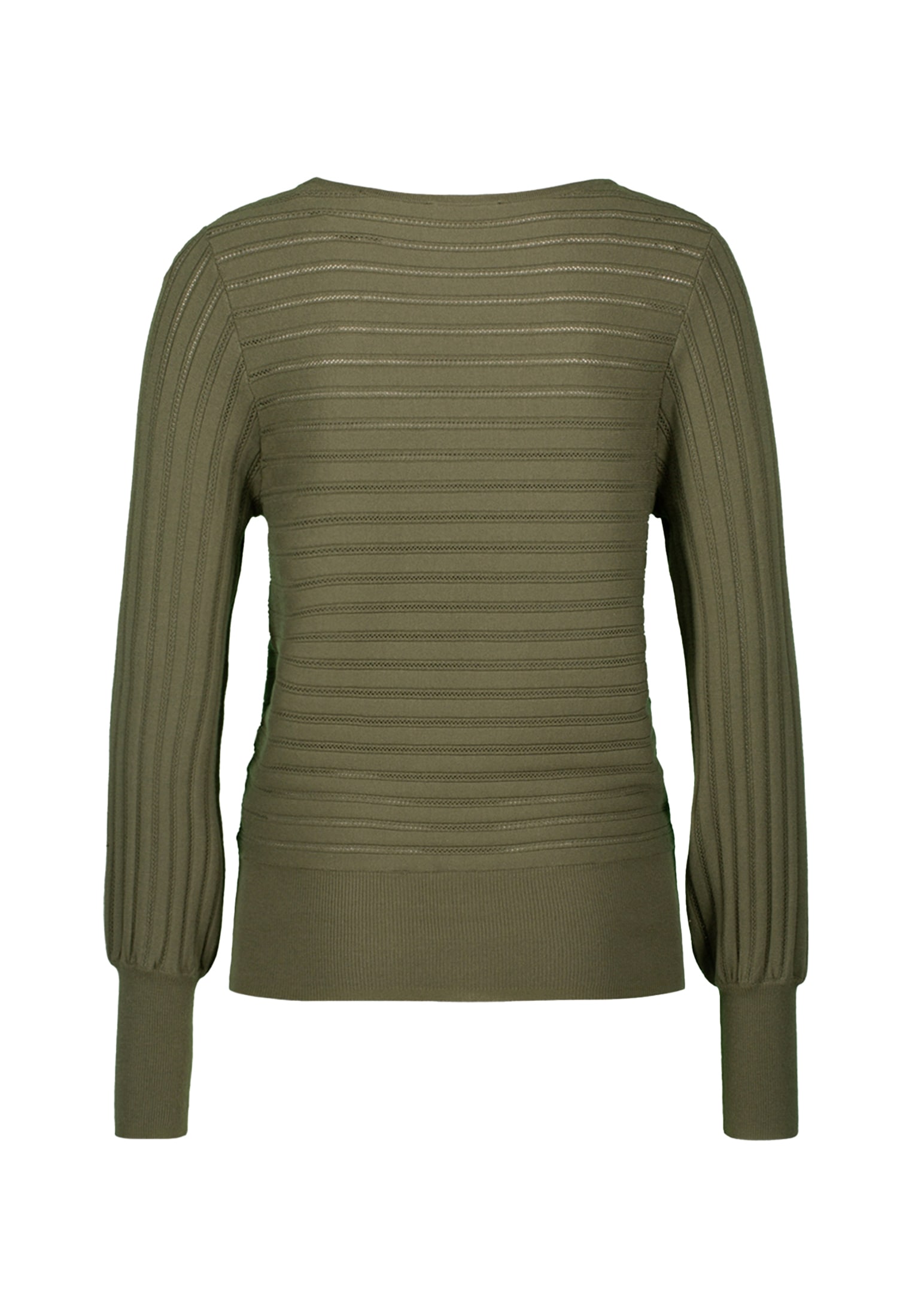 Zero Rundhalspullover »Pullover mit Strukturmuster«