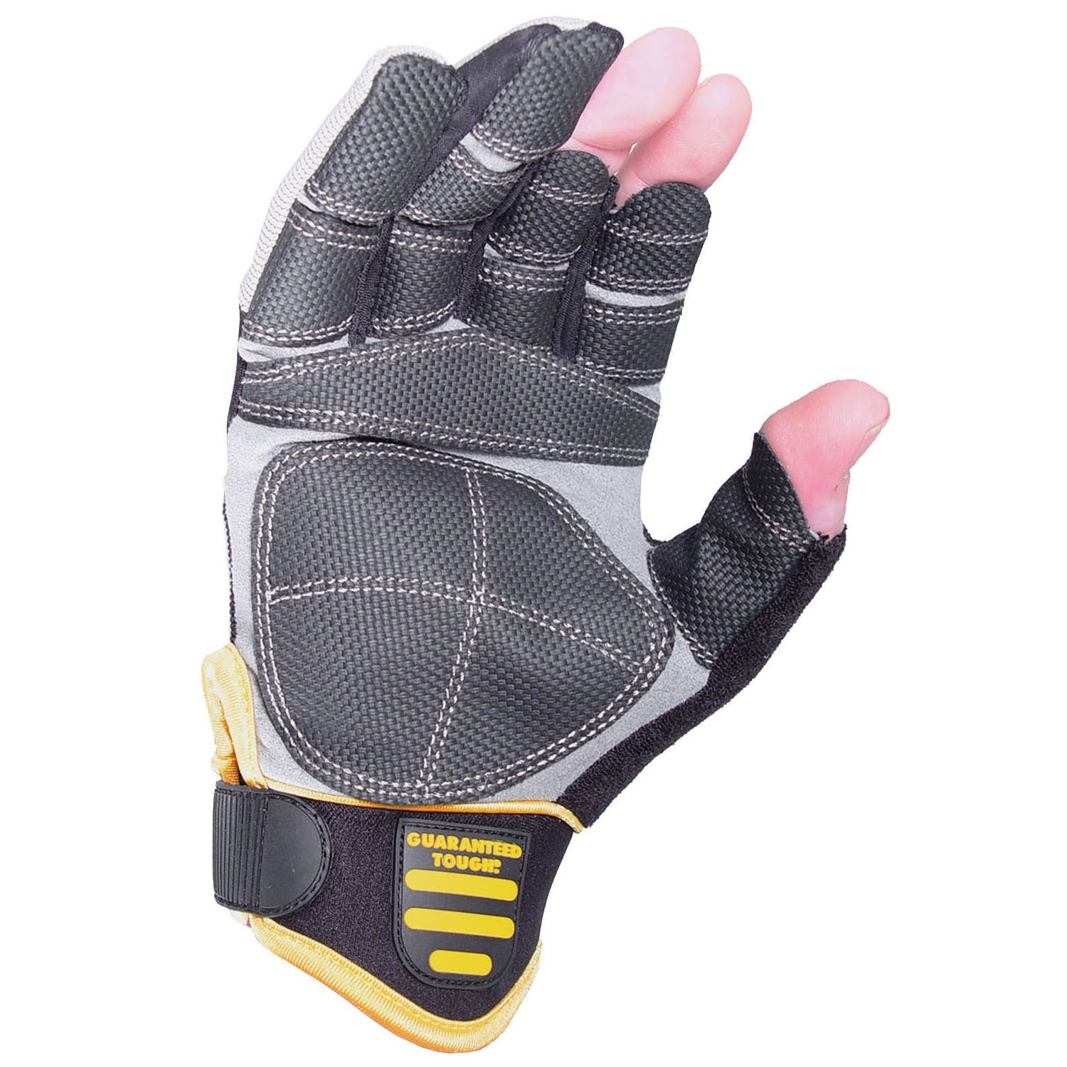 DeWalt Montage-Handschuhe »DPG24LEU Arbeitshandschuh 3-Finger-Design Größe  L (Nr. 10)«, Schutzhandschuhe, Arbeitsschutz, mit freien Fingern online  kaufen | mit 3 Jahren XXL Garantie