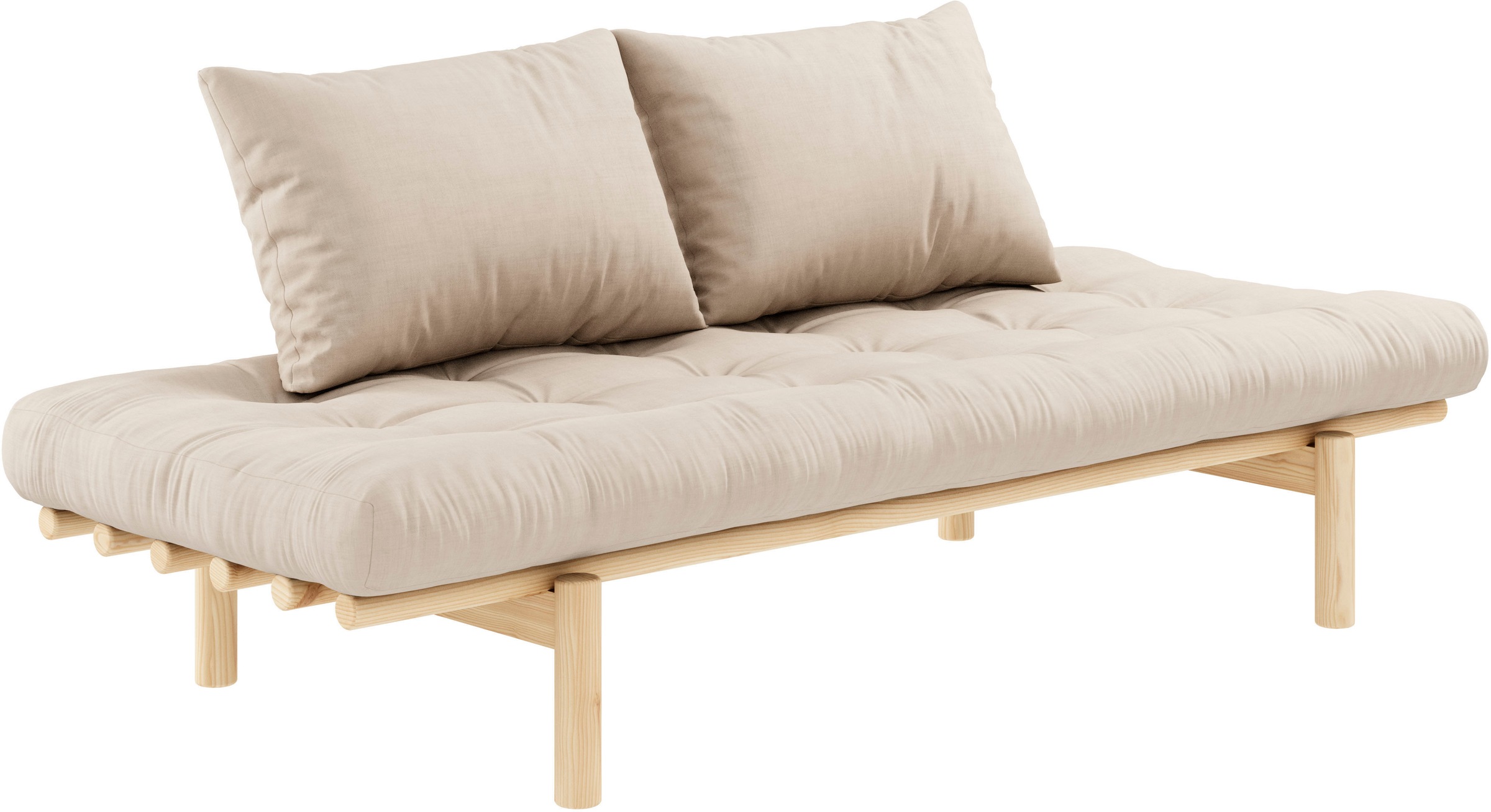 Karup Design Daybett »Pace«, (Set, 2 tlg.), aus massiven Kiefernholz, inkl. Futonmatratze