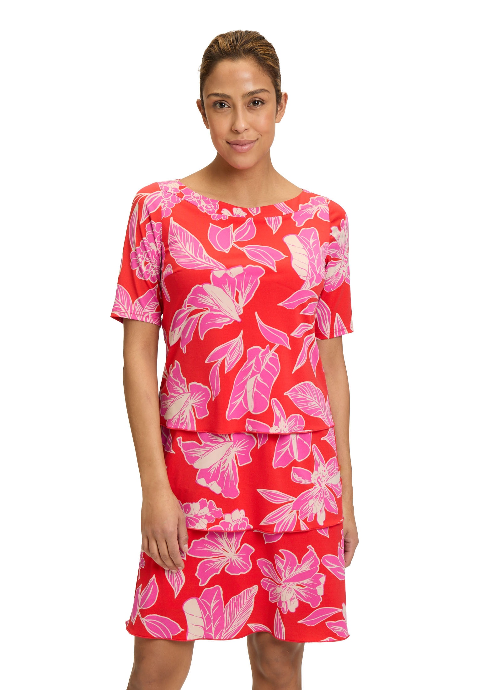 Betty Barclay Midikleid »Stufenkleid kurzarm«