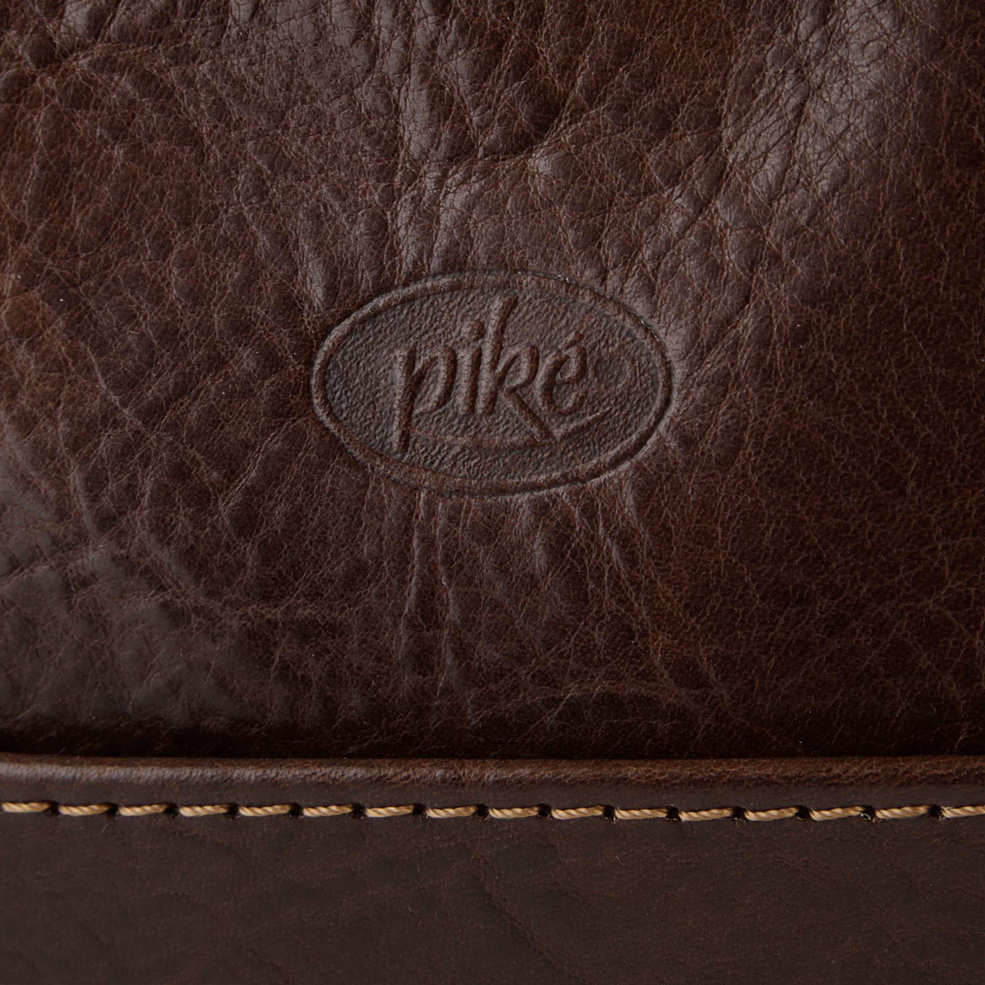 Piké Henkeltasche, echt Leder, Made in Italy