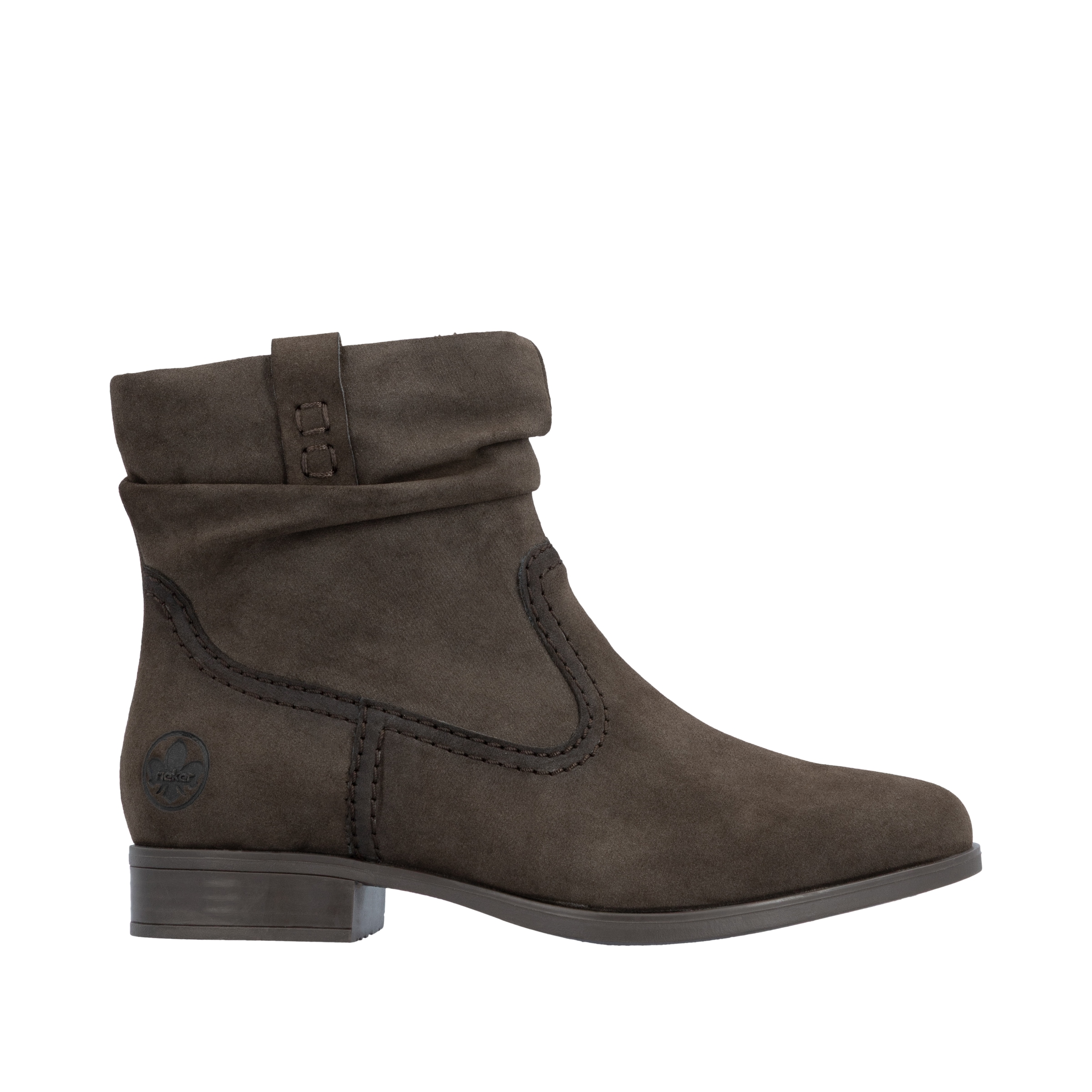 Rieker Stiefelette  Boots mit slouchy Schaft und Reißverschluss