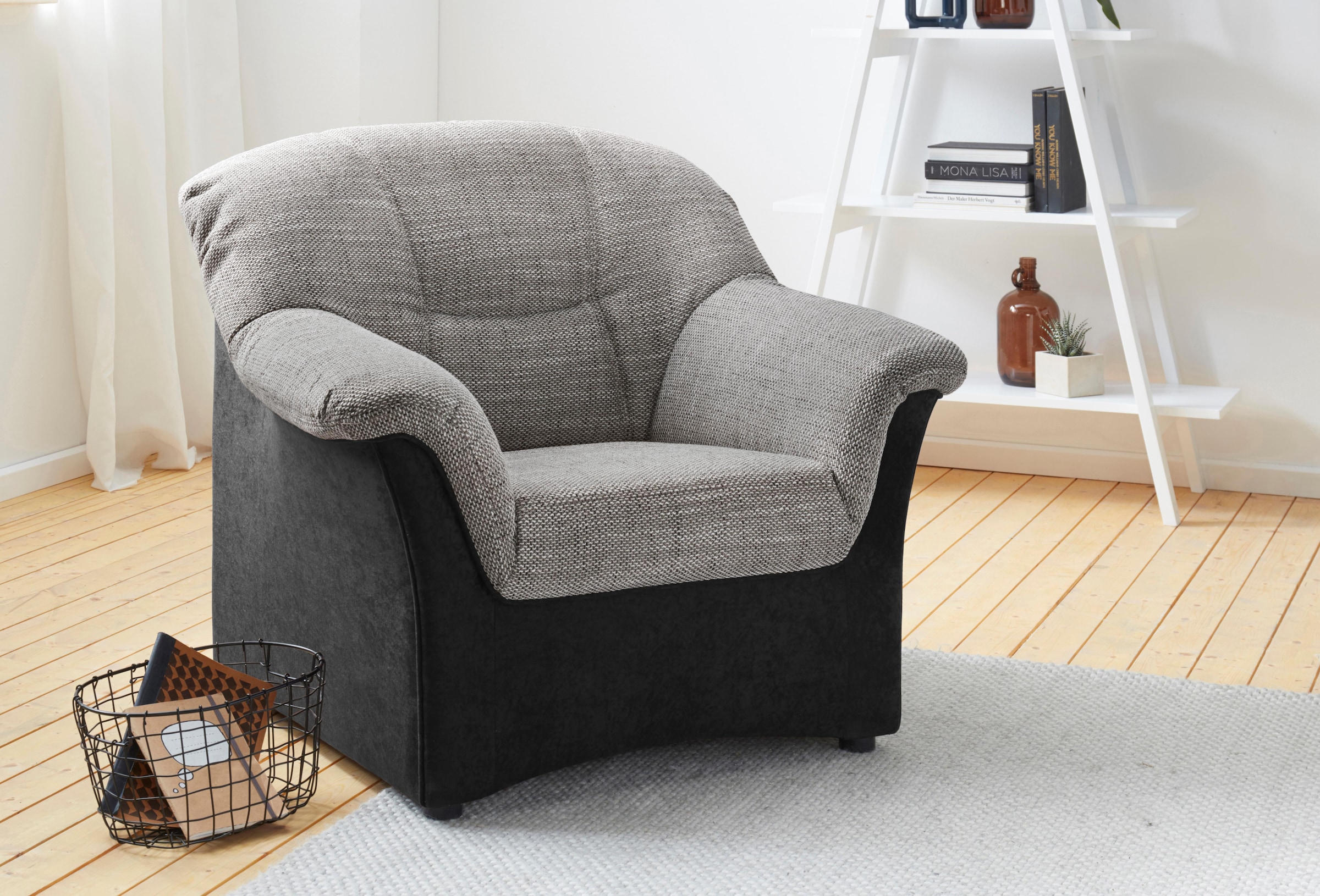 DOMO collection Sessel, mit und ohne Federkern lieferbar