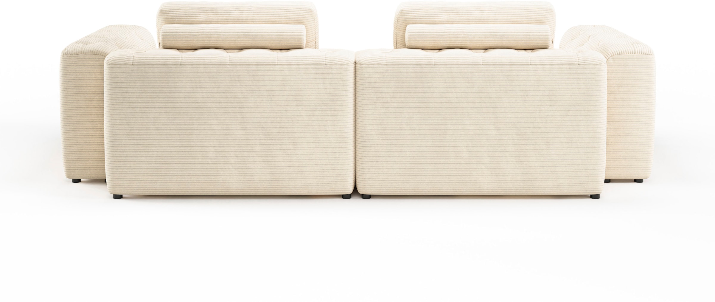 RAUM.ID 2,5-Sitzer »Cushid«, Modulsofa, bestehend aus 2 Teilen, Breite 268 cm