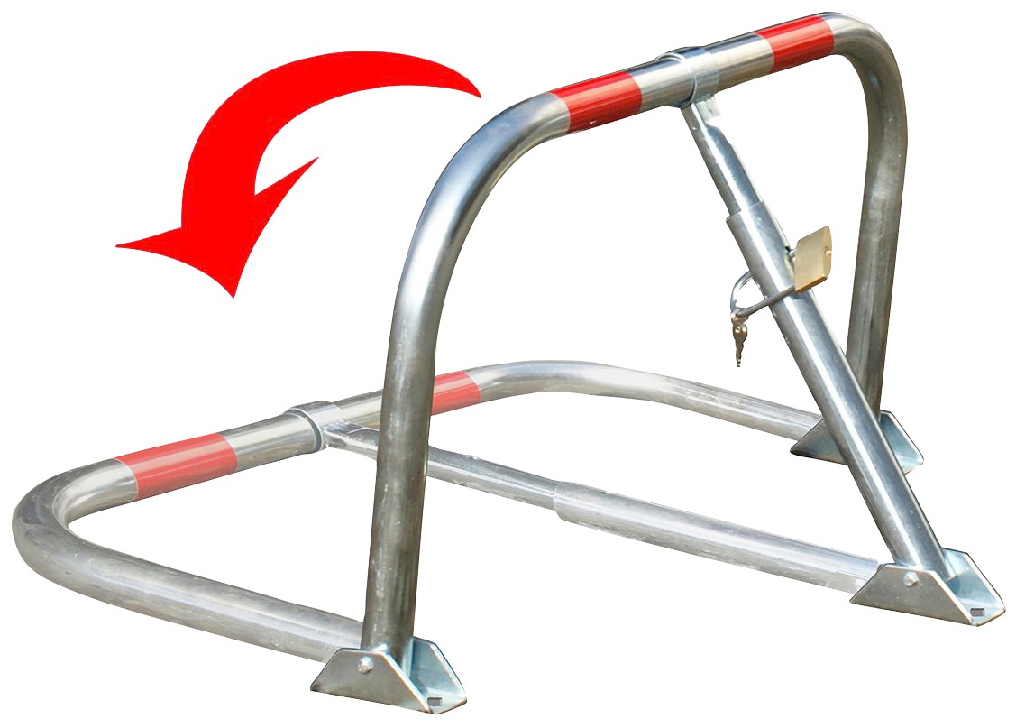 EUFAB Absperrpfosten BxH: 76x40 cm, mit Schloss