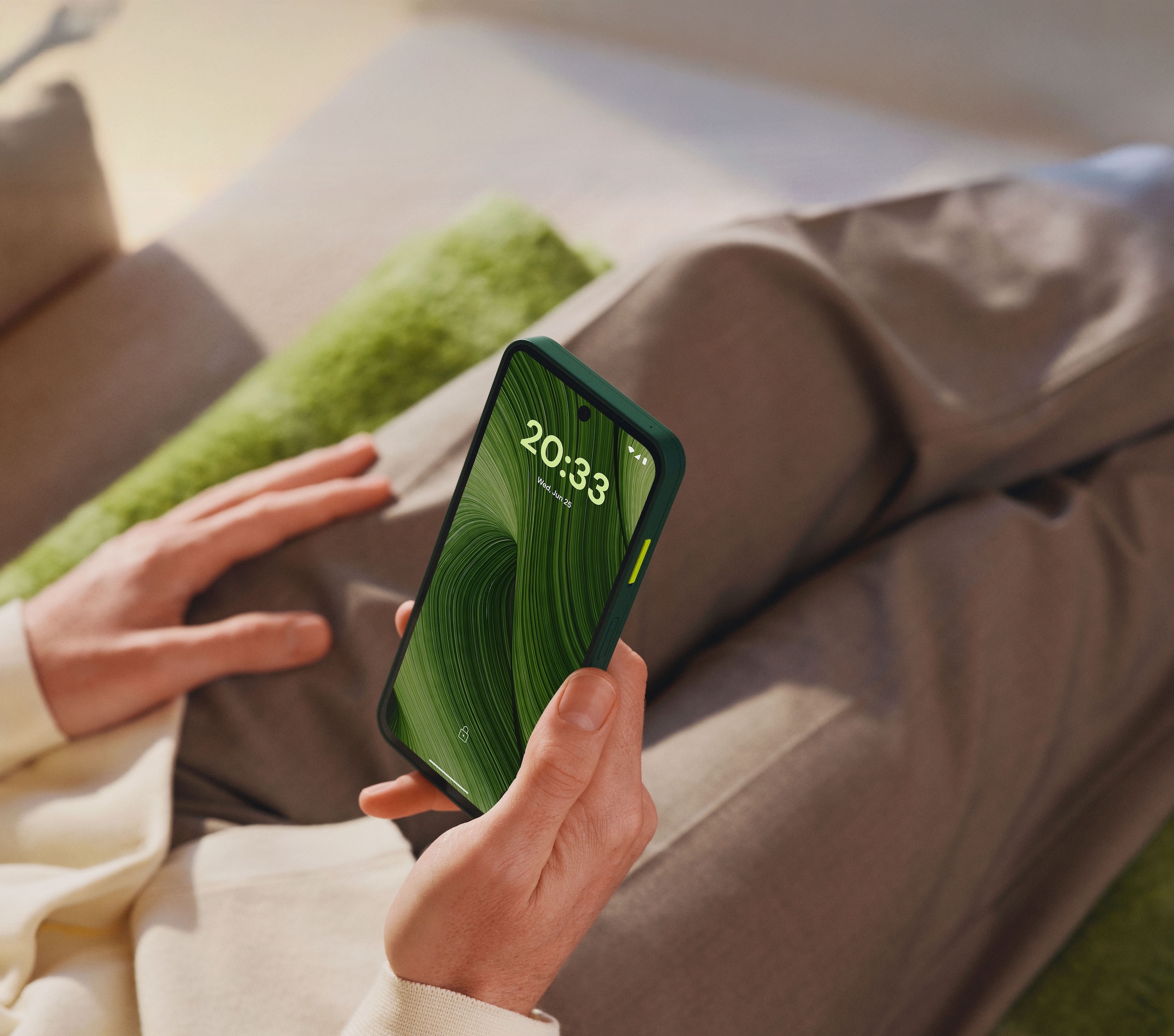 Fairphone Smartphone »Das Fairphone (Gen. 6)«, Forest Green