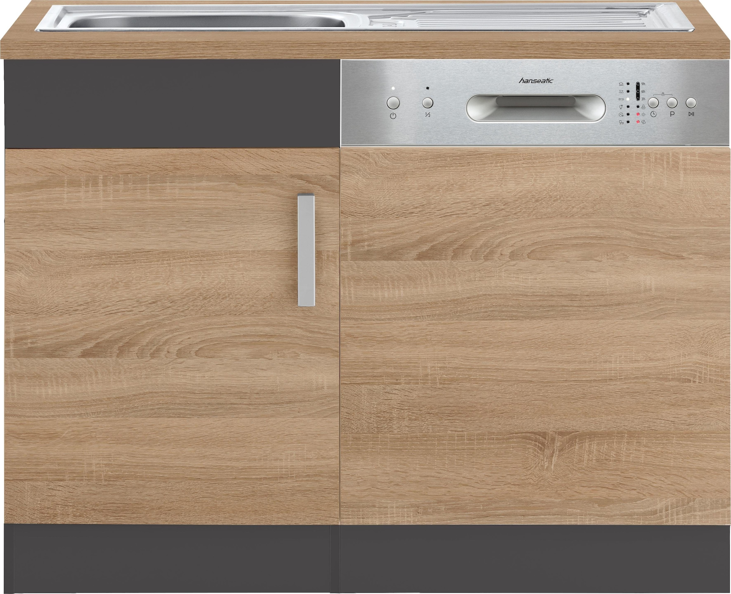 KOCHSTATION Spülenschrank »KS-Gera« Breite 110 cm