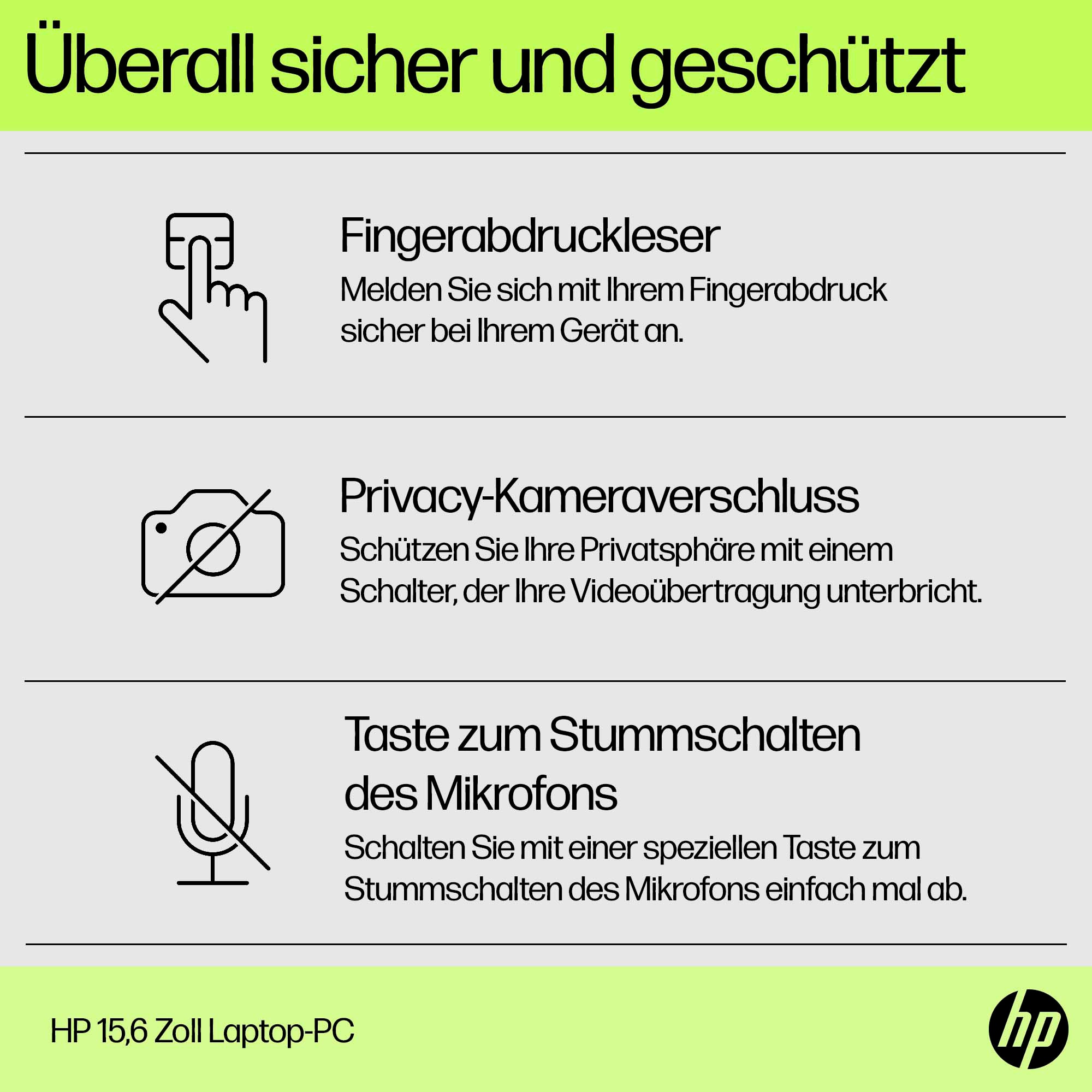 HP Notebook »15-fc0262ng« 39,6 cm / 15,6 ″ AMD Ryzen 5 Radeon Graphics;USB 3.2 Gen 1.0 Type-C Anschluss;HDMI v1.4b;Kombi-Anschluss für Kopfhörer/Mikrofon;AC Smart Pin Netzadapterbuchse 1.000 GB SSD