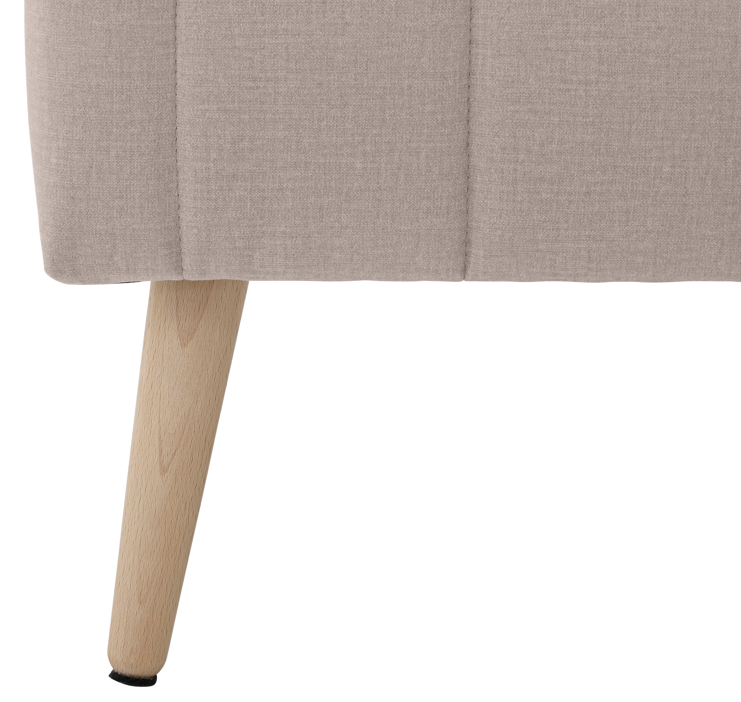 INOSIGN Truhenbank »AMIRA Sitzbank mit Stauraum, Maße B/T/H: 81/36/43 cm«, mit Staufach, in 3 Bezugsqualitäten mit feiner Steppung