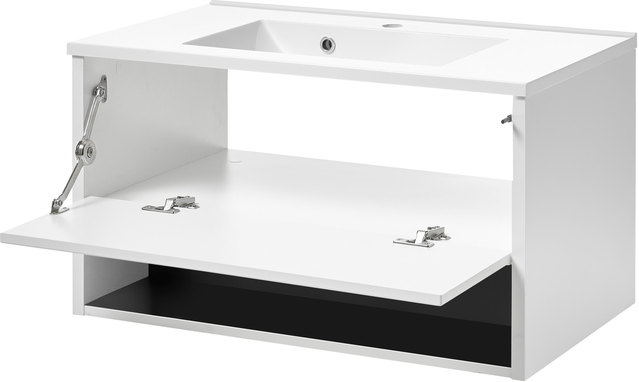 PLACES OF STYLE Badmöbel-Set »Studio Line, Bad im modernen Design, 3-teiliges Badezimmer« 3 Stk. tlg.