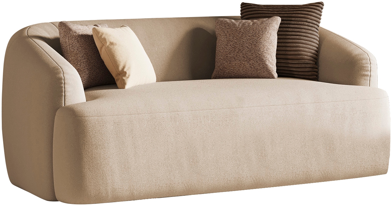 INOSIGN 2-Sitzer »Nergal, Einzelsofa oder L-Form«, Modernes Design, schlichte Optik, stilvoller Blickfang im Wohnzimmer