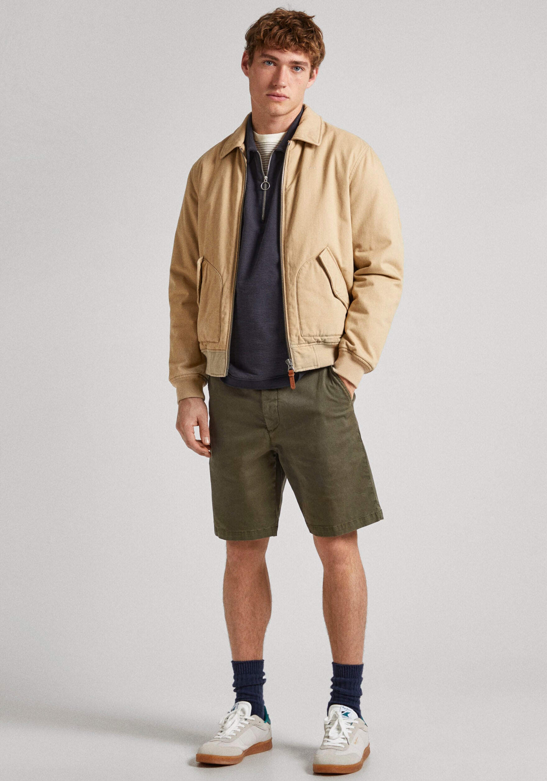 Pepe Jeans Shorts, mit Markenlabel