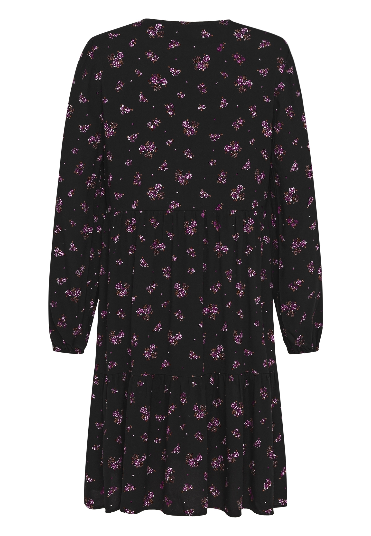 Zero Midikleid »Blusenkleid mit Blumen«