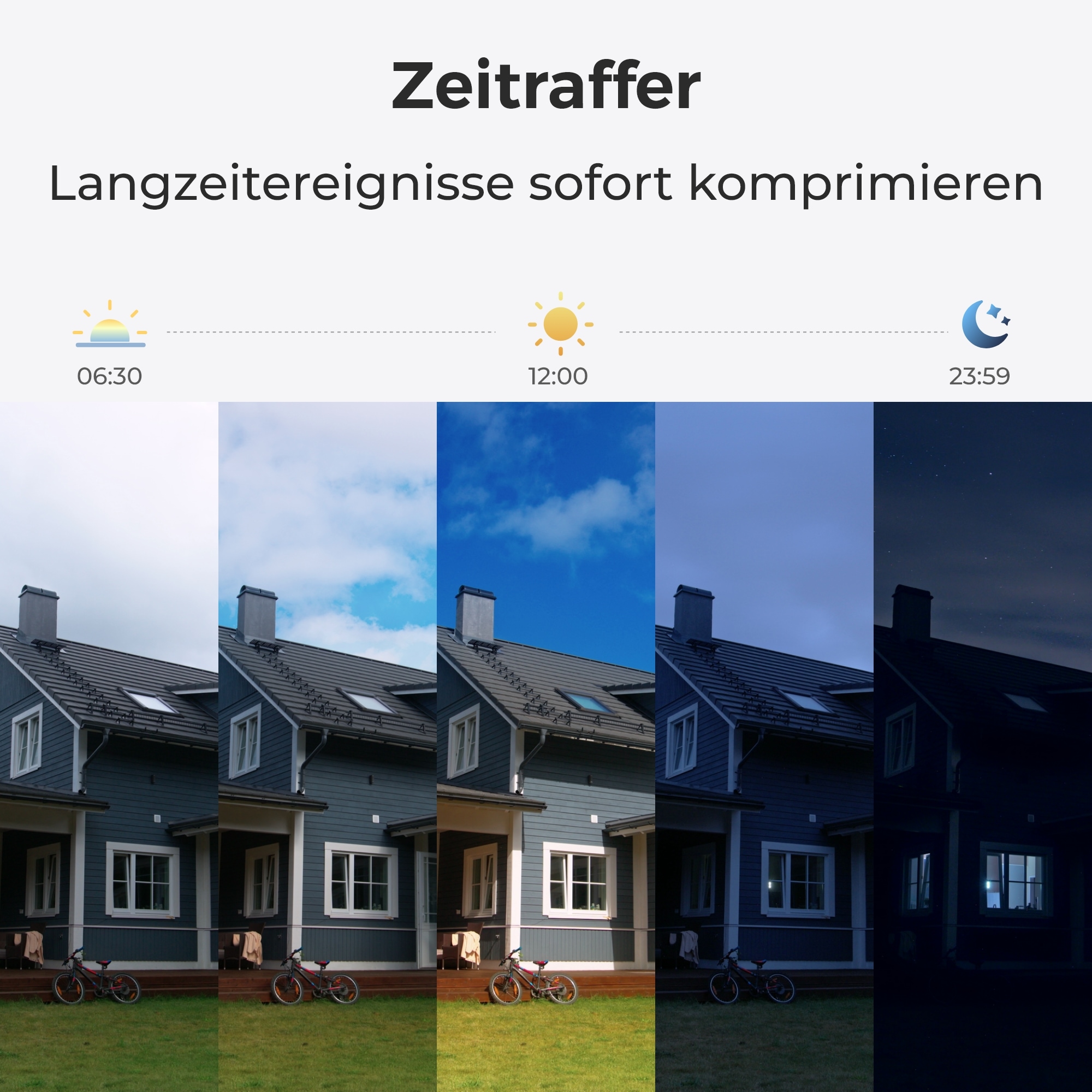 Reolink Überwachungskamera »Argus Series B330«, Außenbereich-Innenbereich, Spotlight