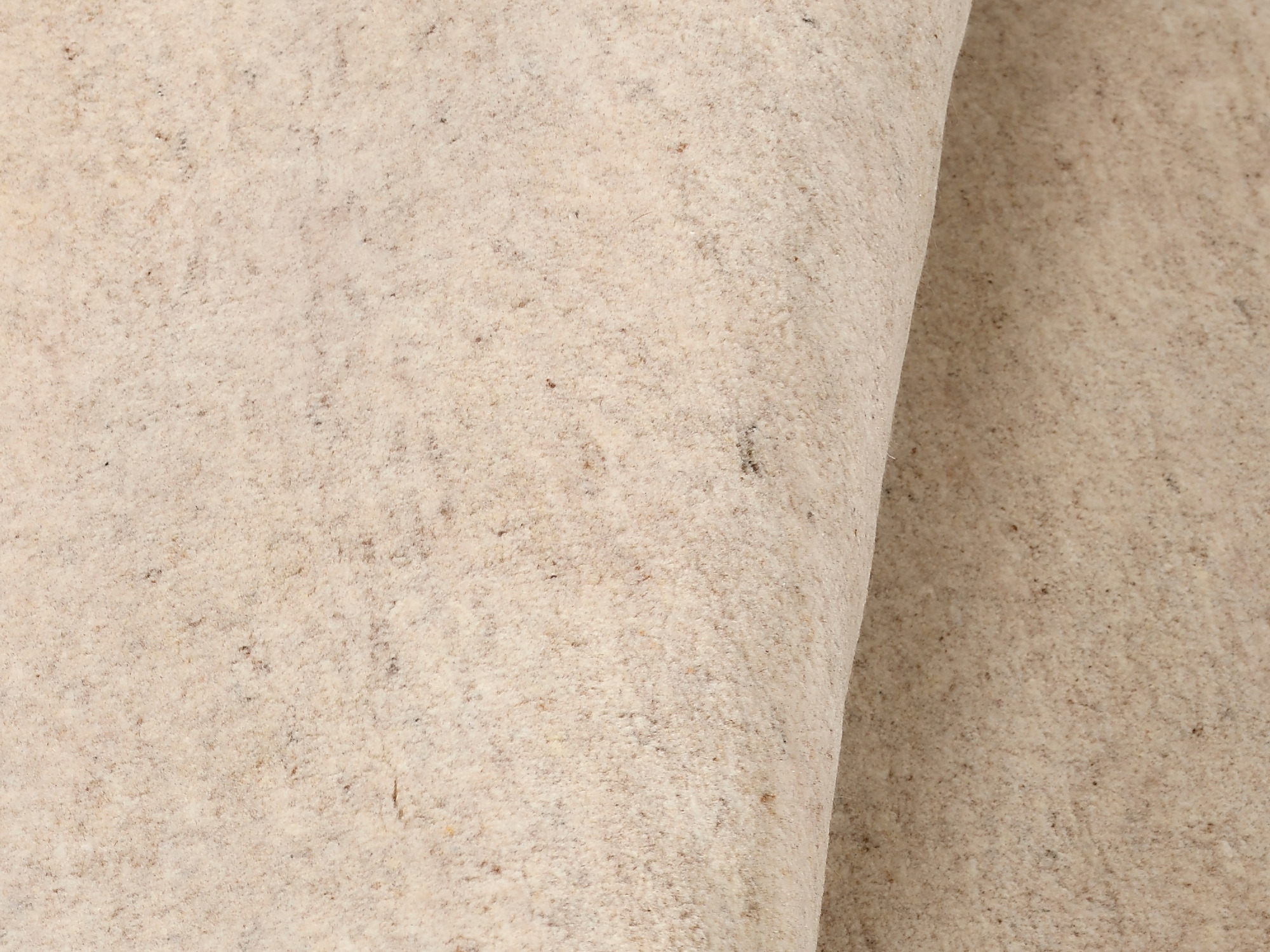 OCI DIE TEPPICHMARKE Wollteppich »ESEMPIO UNI MELANGE«, rund, 18 mm Höhe, reine Wolle, handgeknüpft, hochwertig verarbeitet, natürlich warm