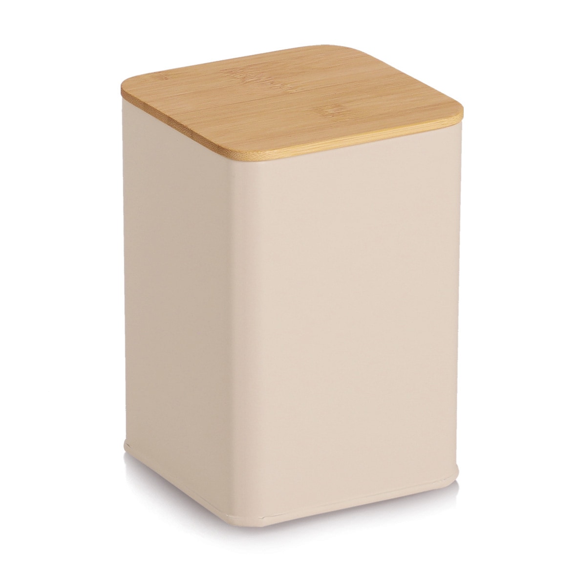 Zeller Present Vorratsdose »Dose mit Bambusdeckel, 3er-Set, 1100 ml, Metall« ca. 9,5x9,5x14 cm