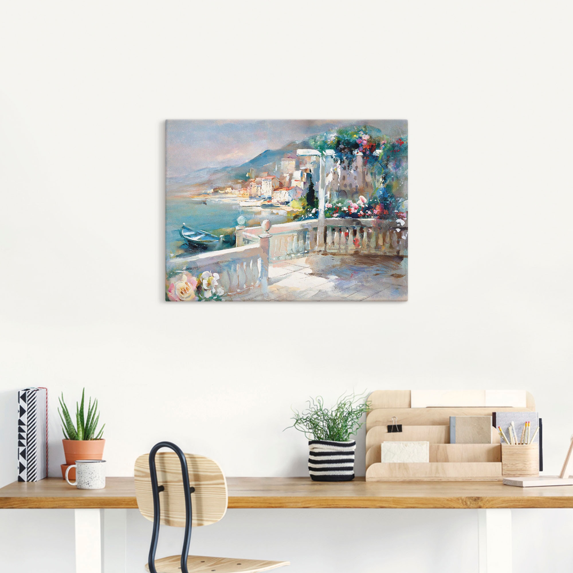 Artland Leinwandbild »Wunderschöne Umgebung« Küste 1 Stk. tlg. auf Holzrahmen gespannt