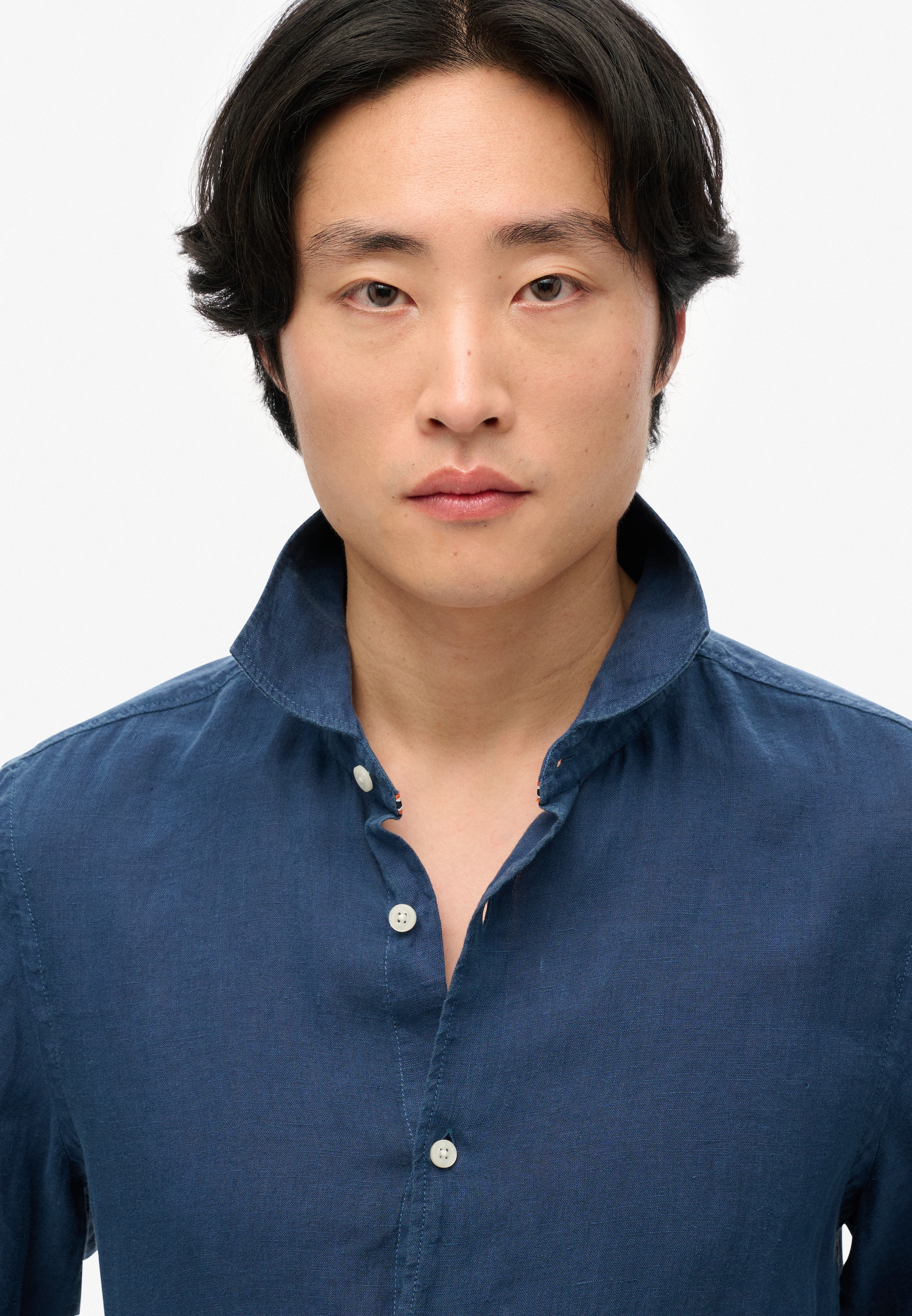 Superdry Langarmhemd »VACATION L/S LINEN SHIRT«
