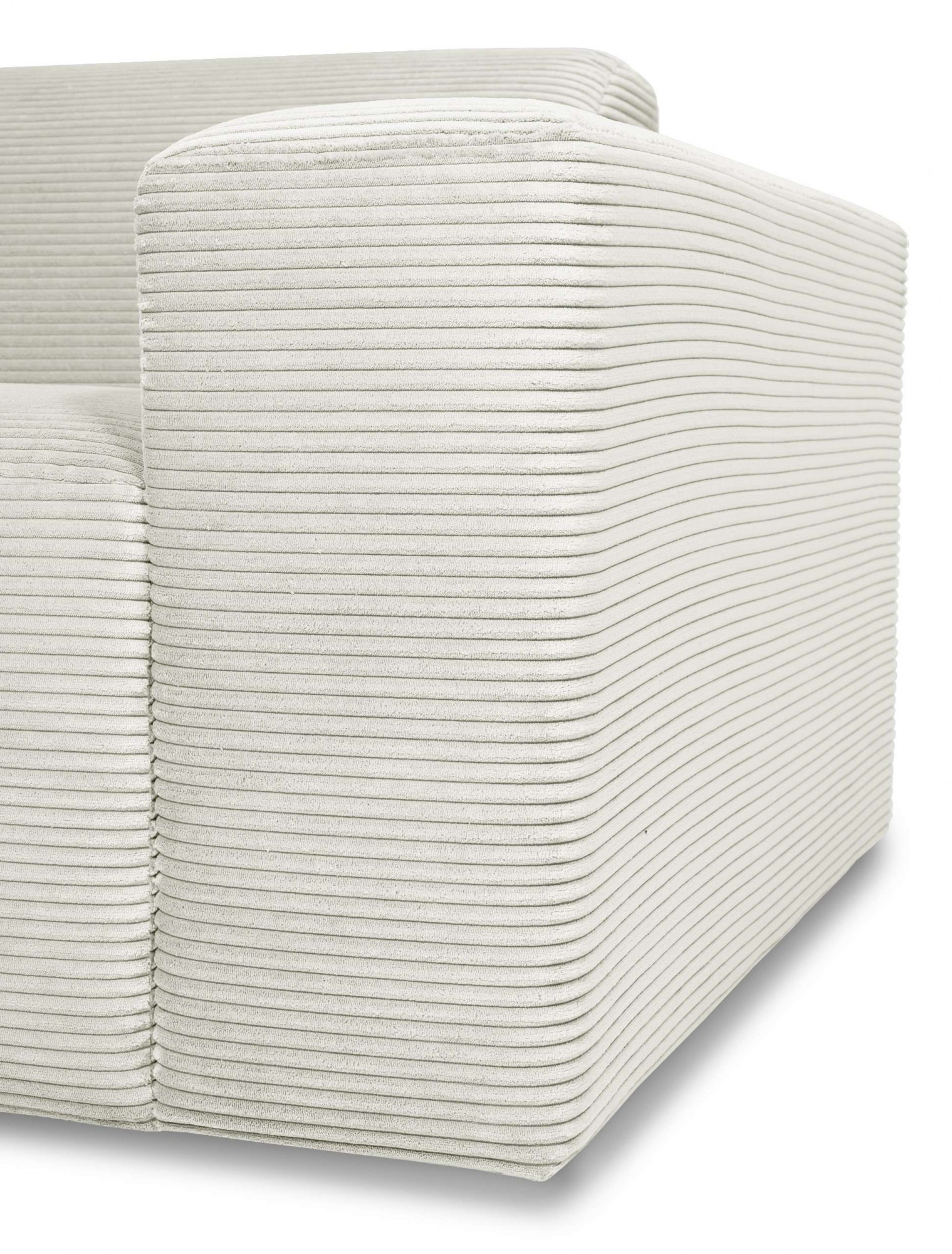 INOSIGN 3-Sitzer »Koa, 228 cm, Modulsofa in Webstoff, Cord, Struktur«, Designsofa, weicher Lounge-Sitzkomfort, Welleunterfederung, bodentief