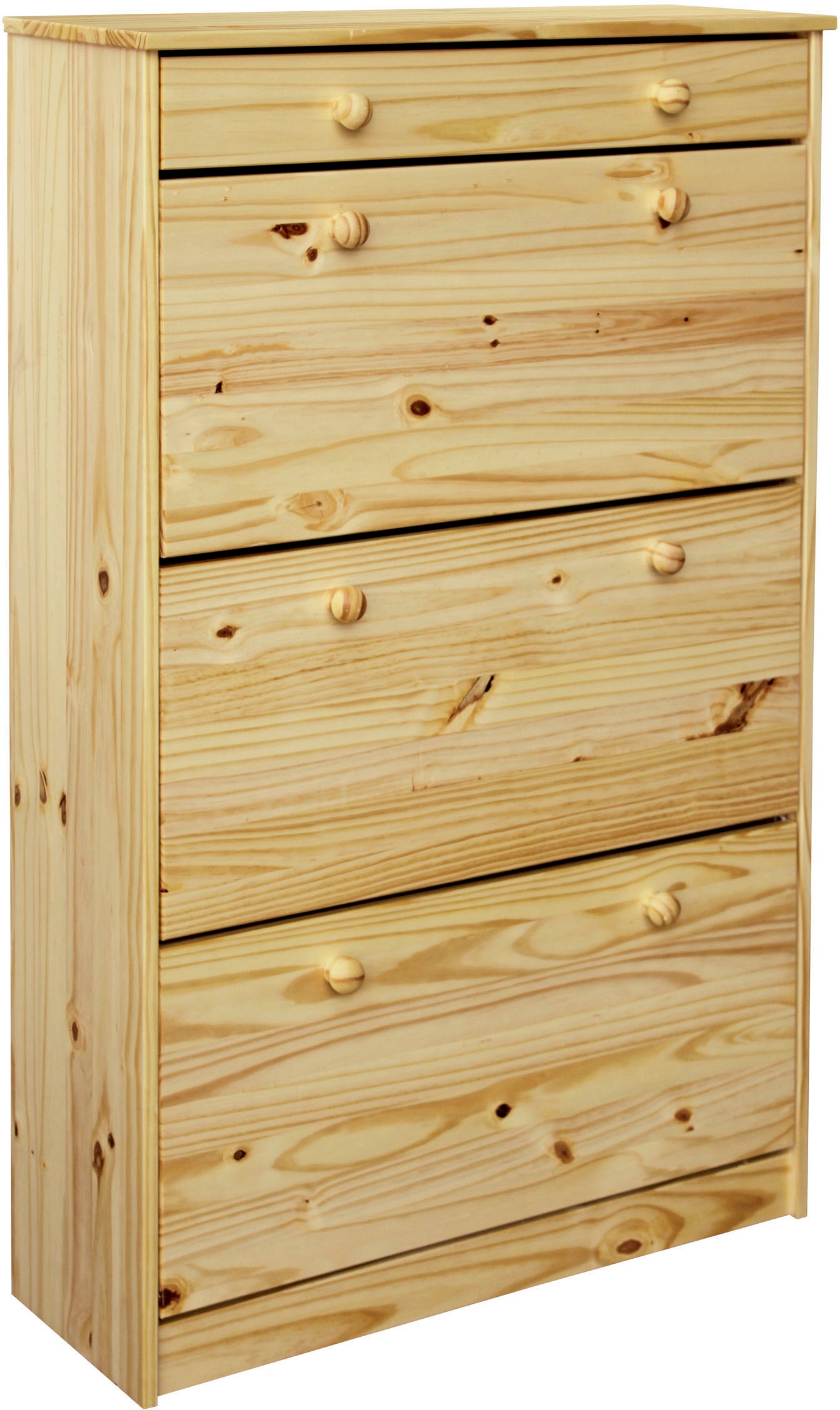 Home affaire Schuhschrank, (1 St.), gefertigt aus massivem Kiefernholz